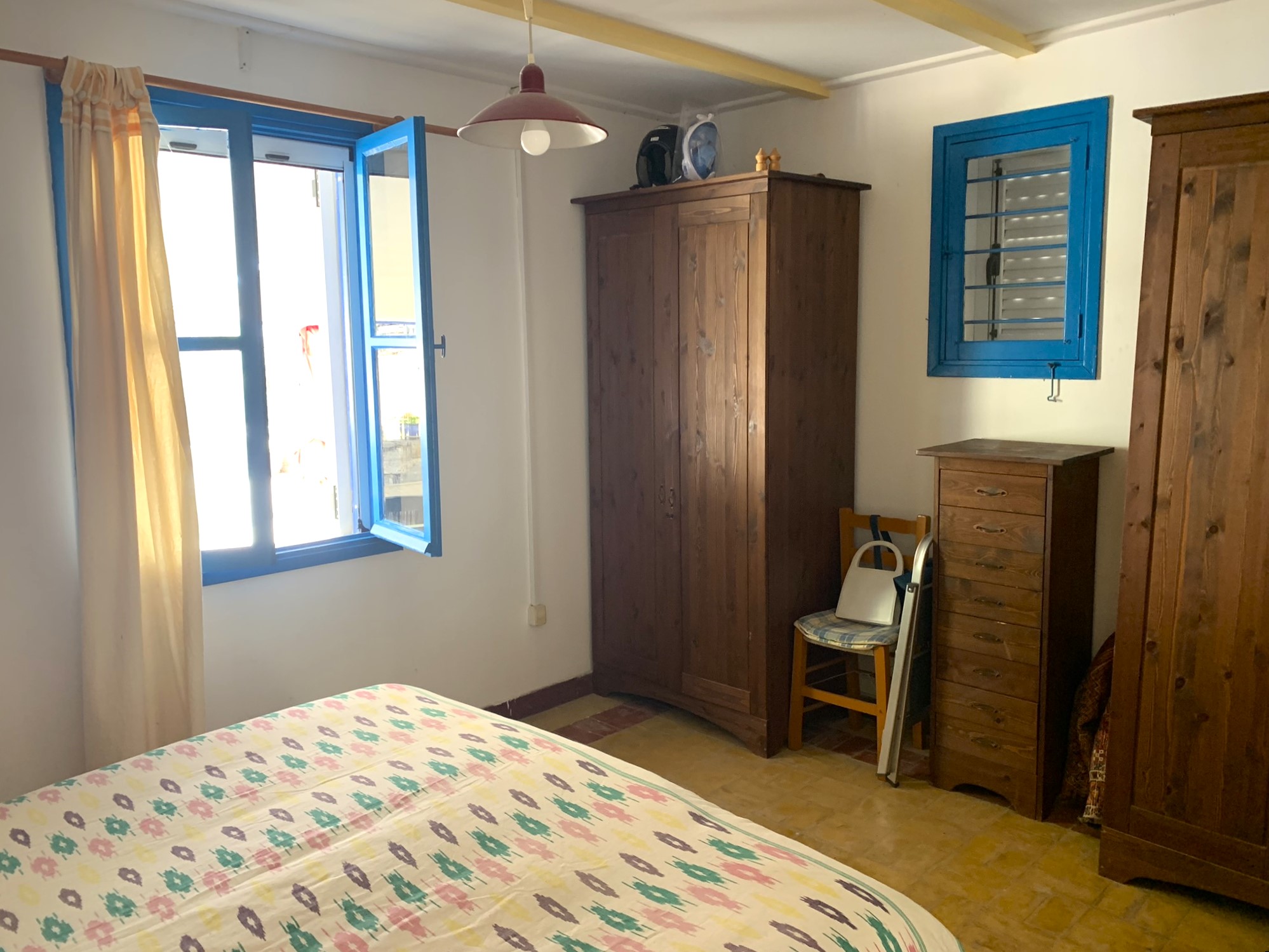 Bedroom of house for sale on Ithaca Greece, Lefki