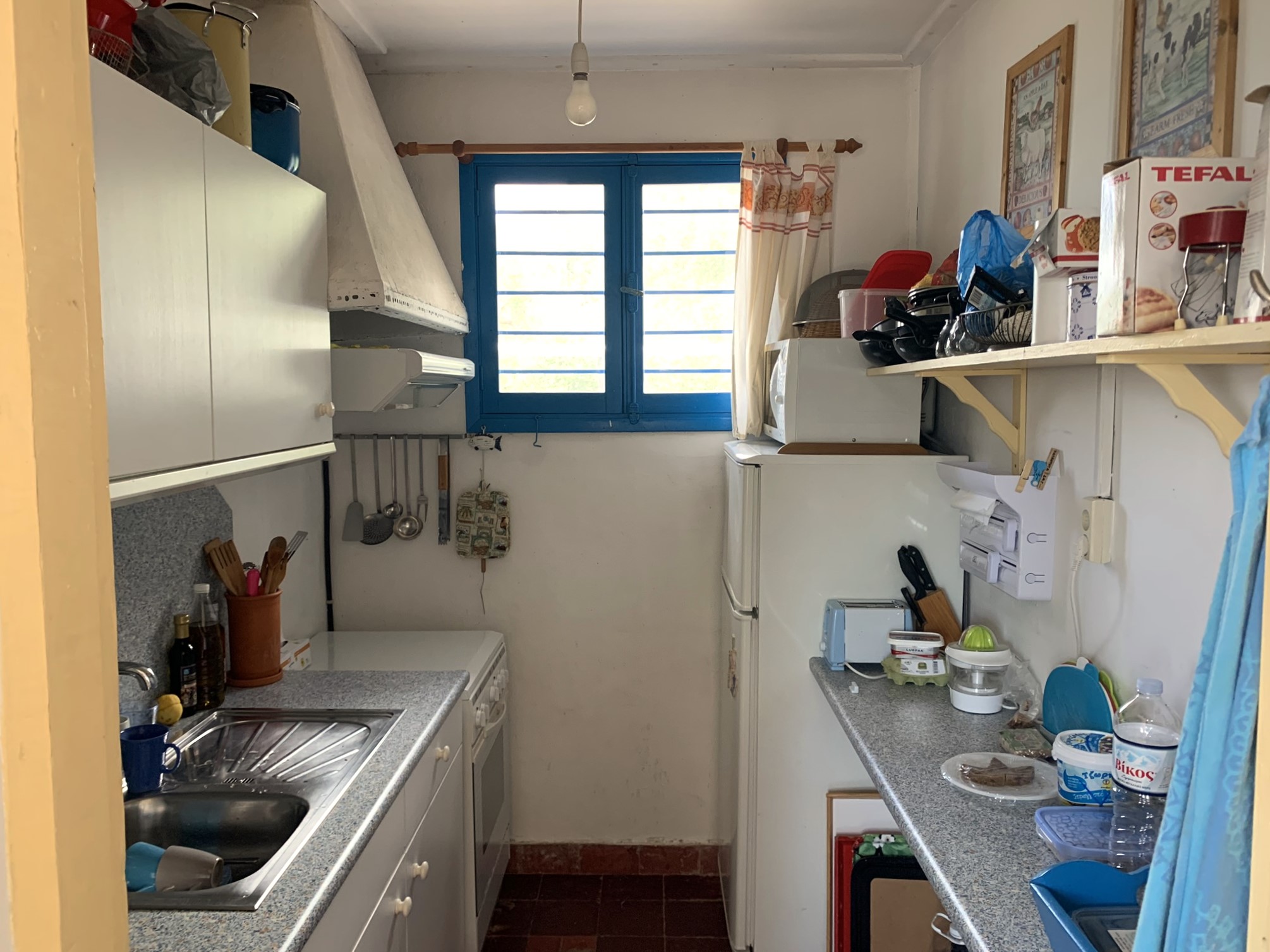 Kitchen of house for sale on Ithaca Greece, Lefki