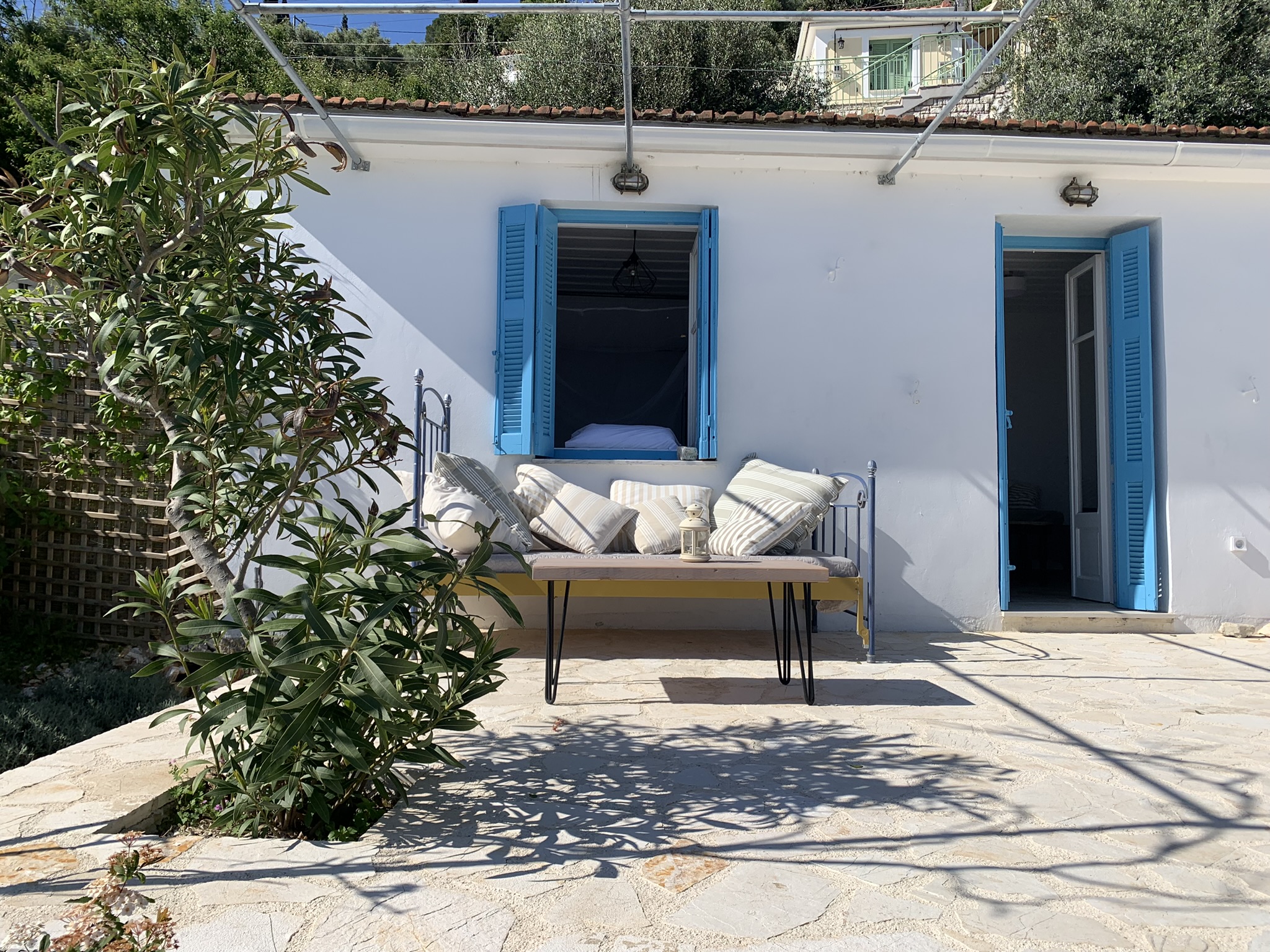 Outdoor areas of house for sale on Ithaca Greece, Perachori