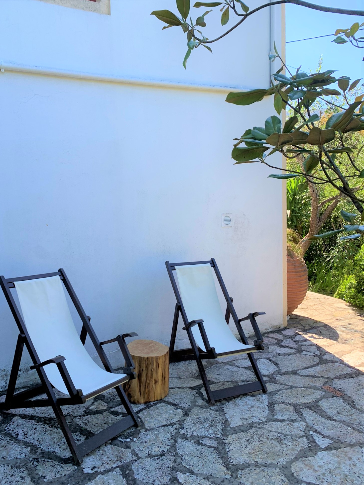 Outdoor spaces of house for rent on Ithaca Greece, Frikes
