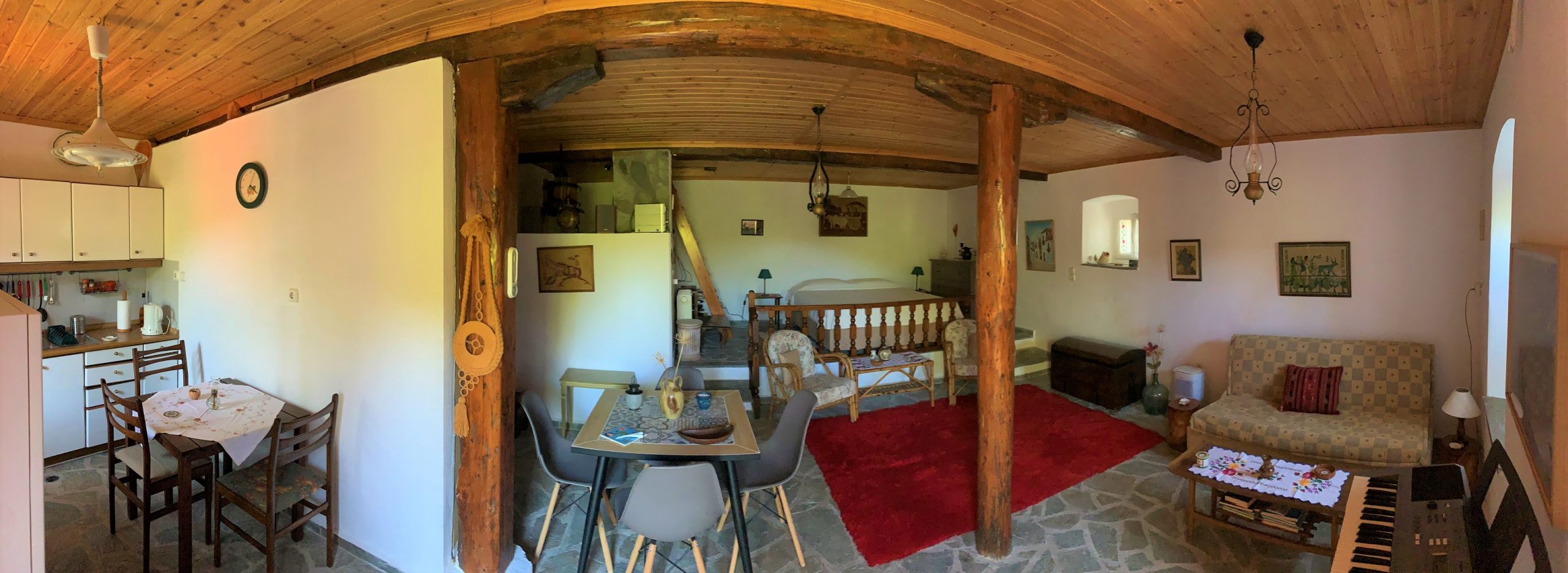 Interior of house for rent on Ithaca Greece, Frikes