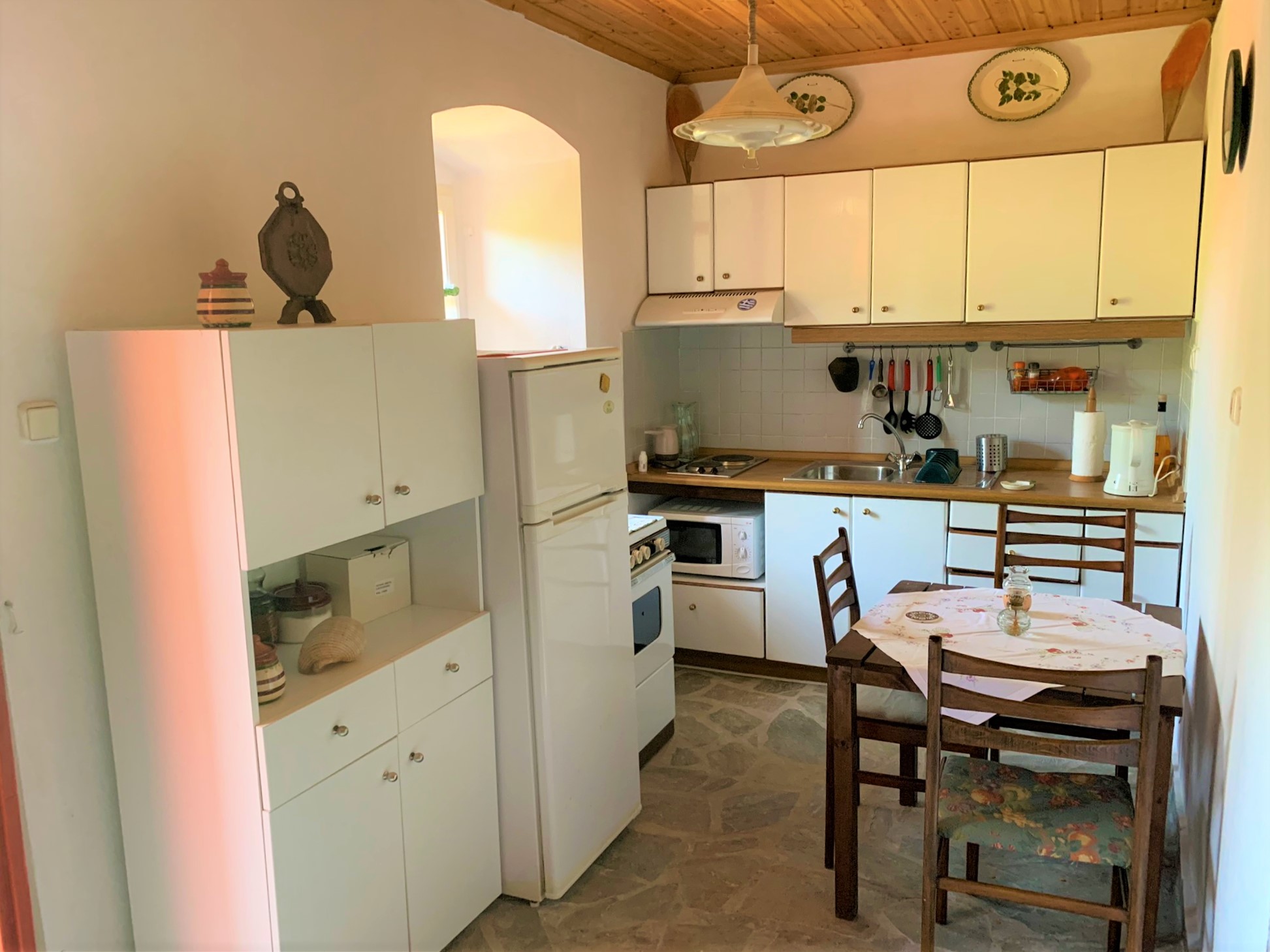 Kitchen of house for rent on Ithaca Greece, Frikes