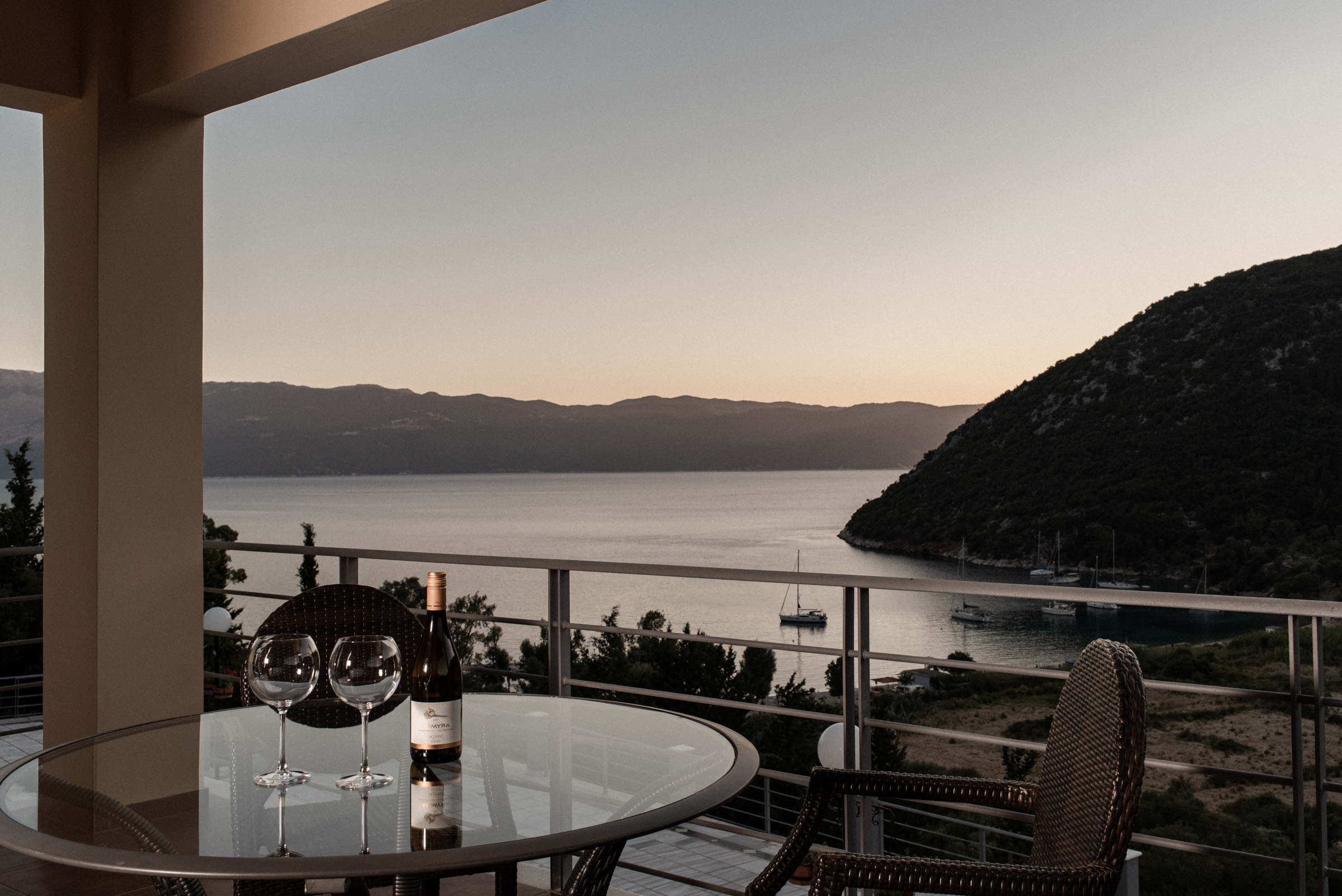 Outdoor views from villa for rent on Ithaca Greece, Stavros