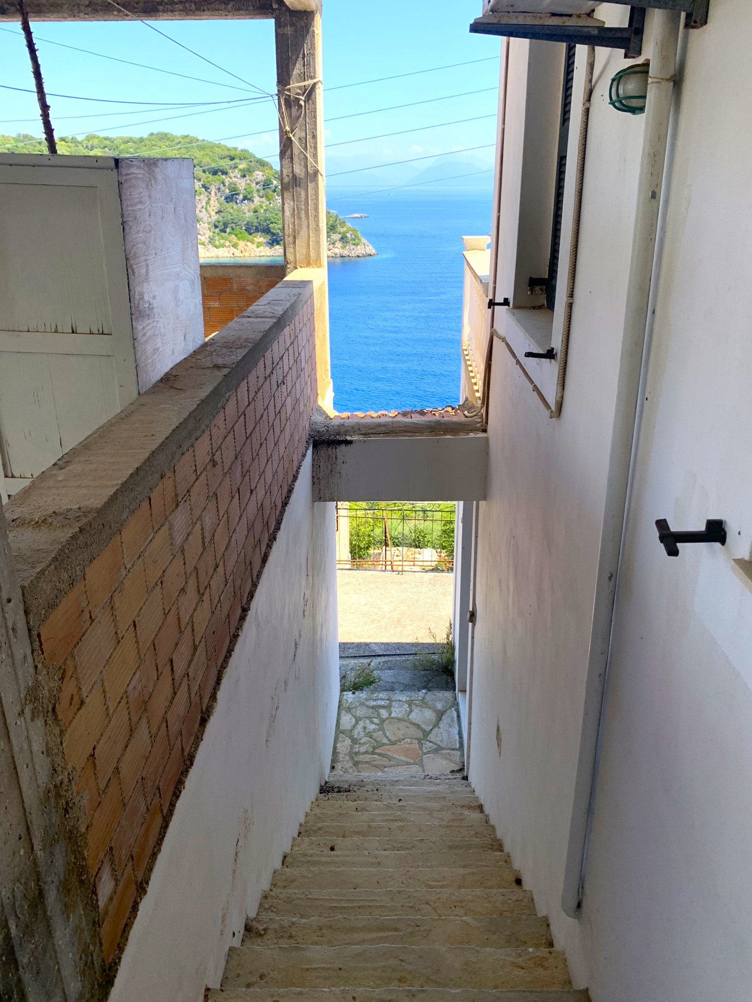 Views from house for sale on Ithaca Greece, Kioni