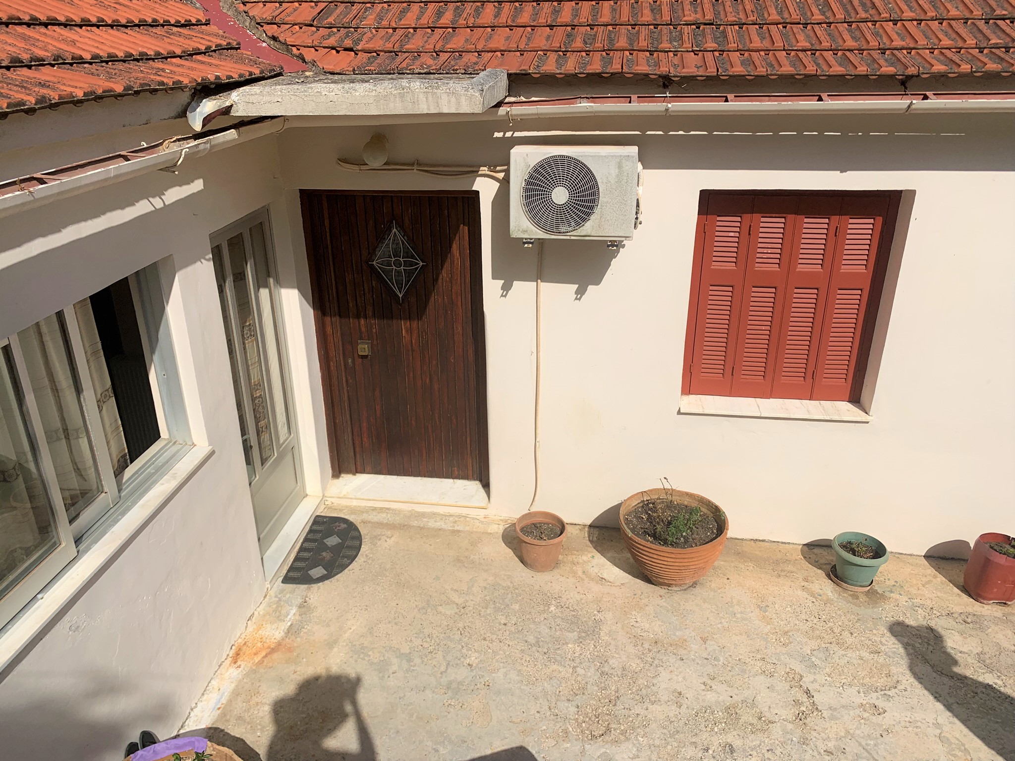 Yard of house for sale on Ithaca Greece, Perachori
