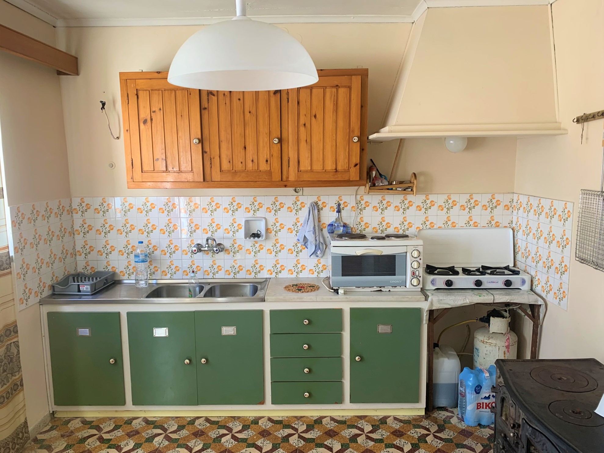 Kitchen of house for sale on Ithaca Greece, Perachori