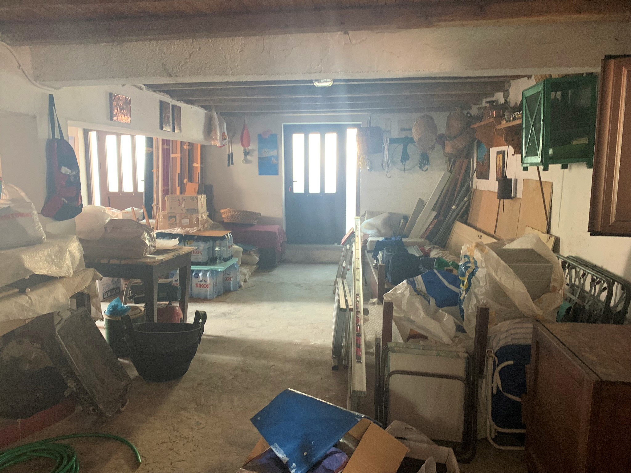 Basement storeroom of house for sale on Ithaca Greece, Vathi