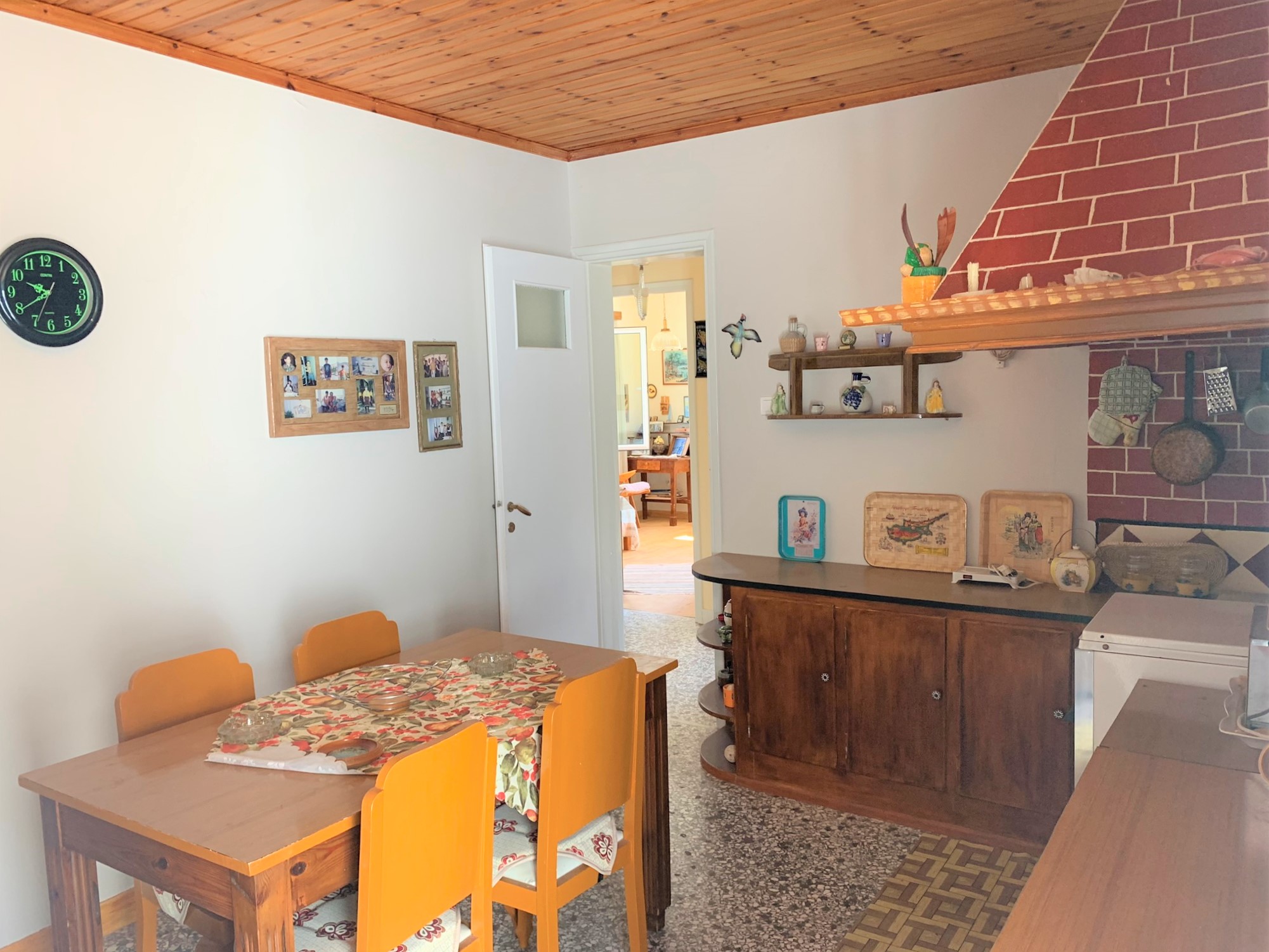 Dining area of house for sale on Ithaca Greece, Vathi