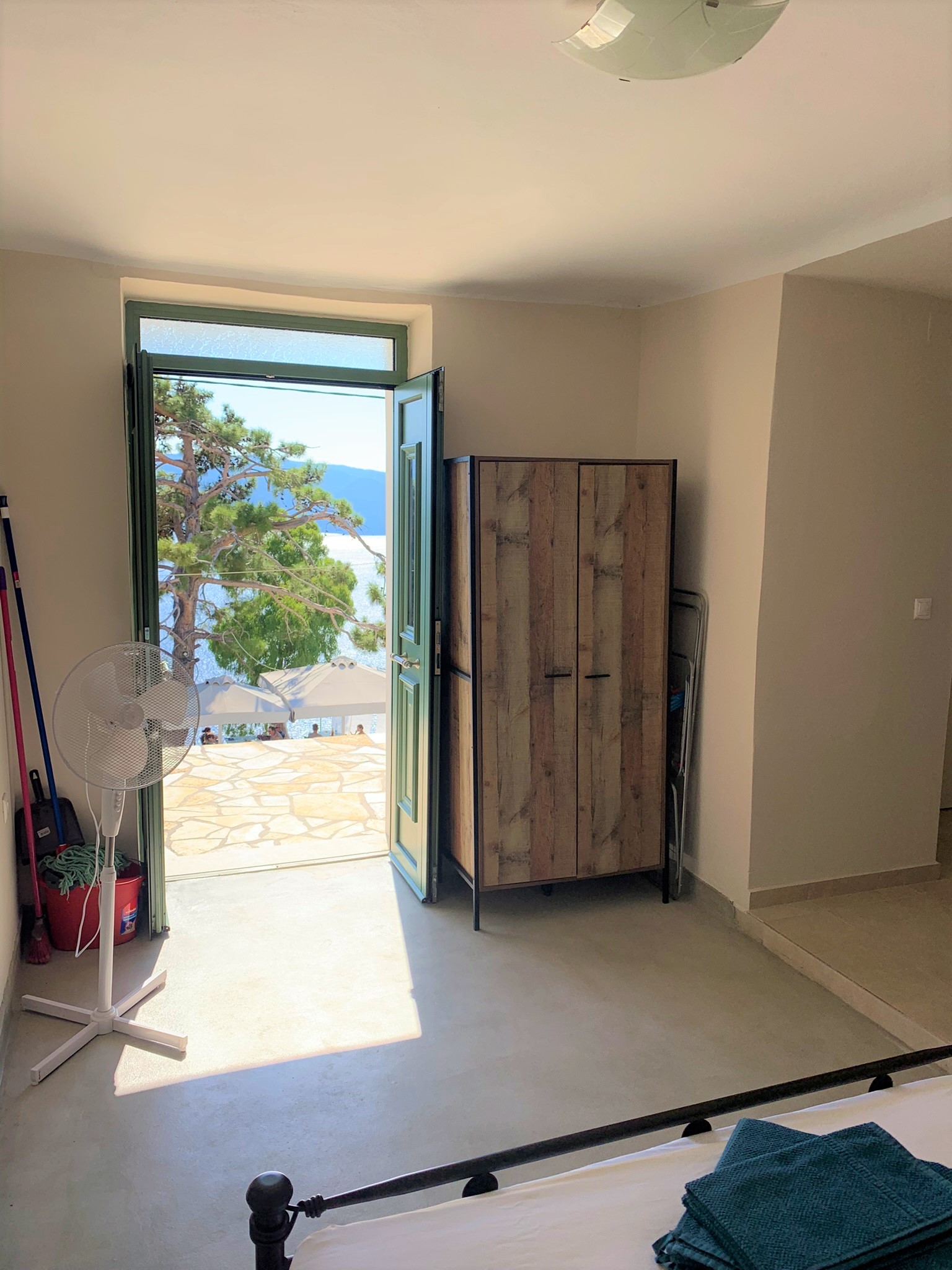 Interior of house for rent on Ithaca Greece, Lefki