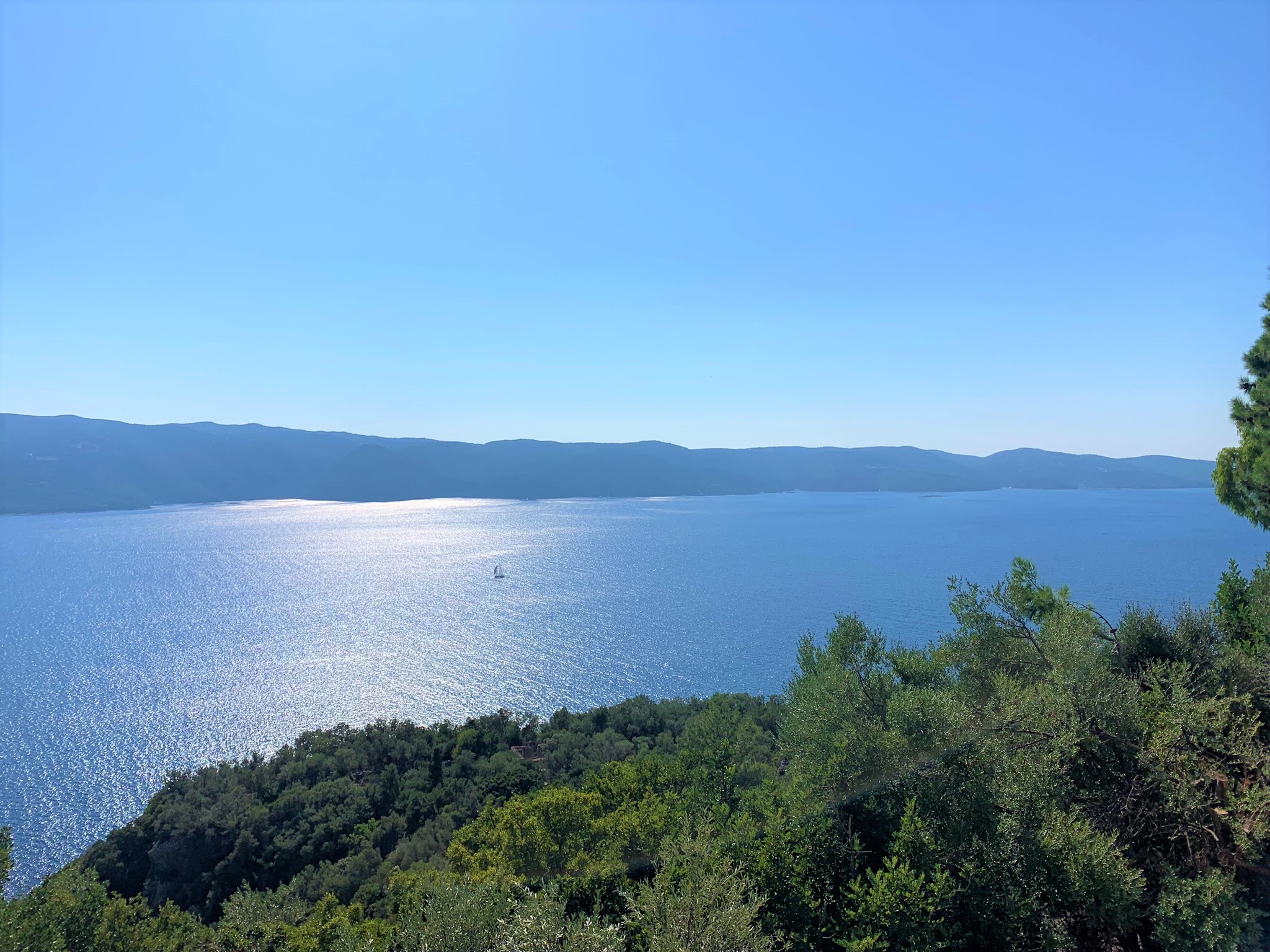 Views from house for rent on Ithaca Greece, Lefki