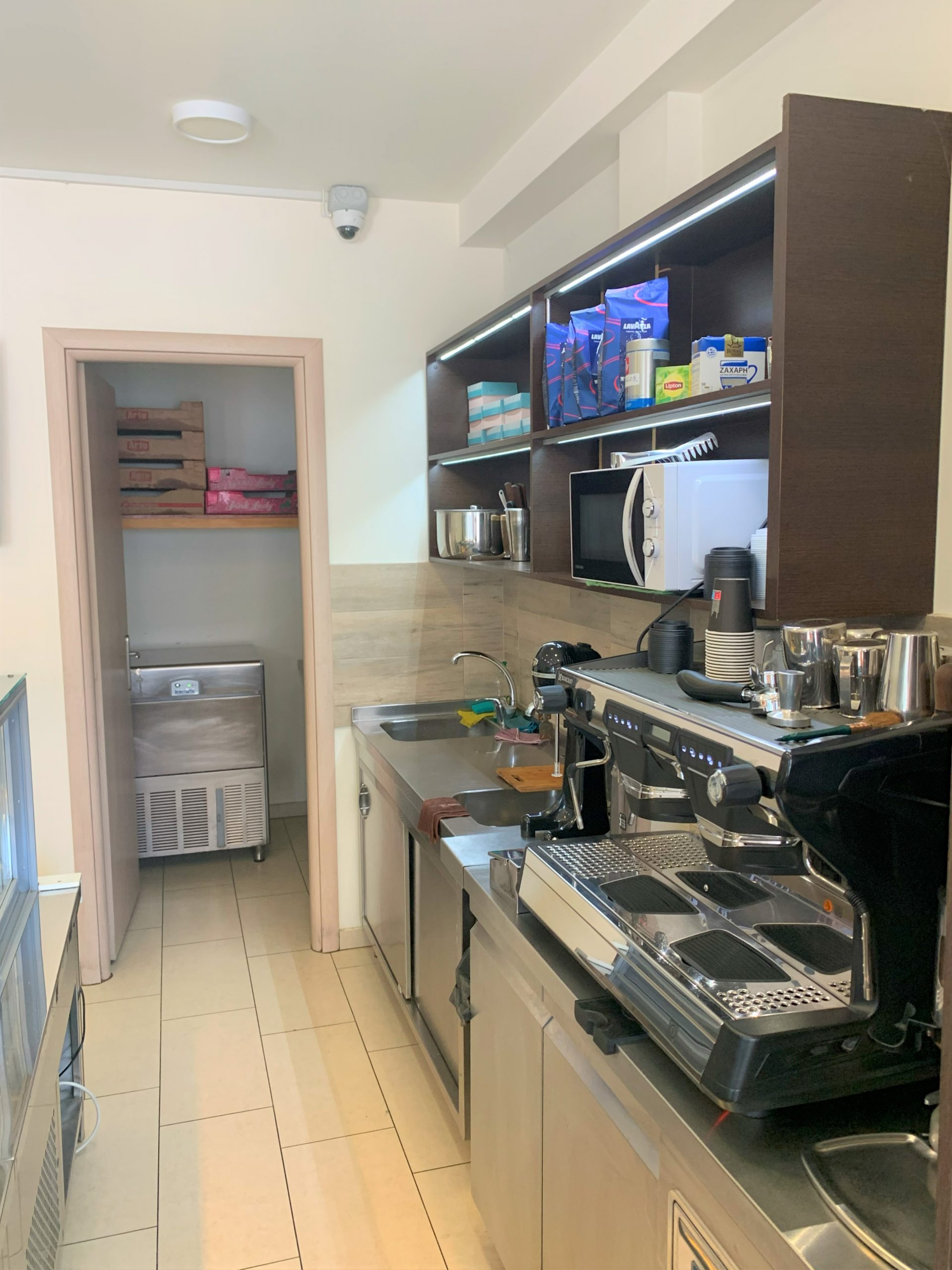 Interior of business for sale on Ithaca Greece, Vathi