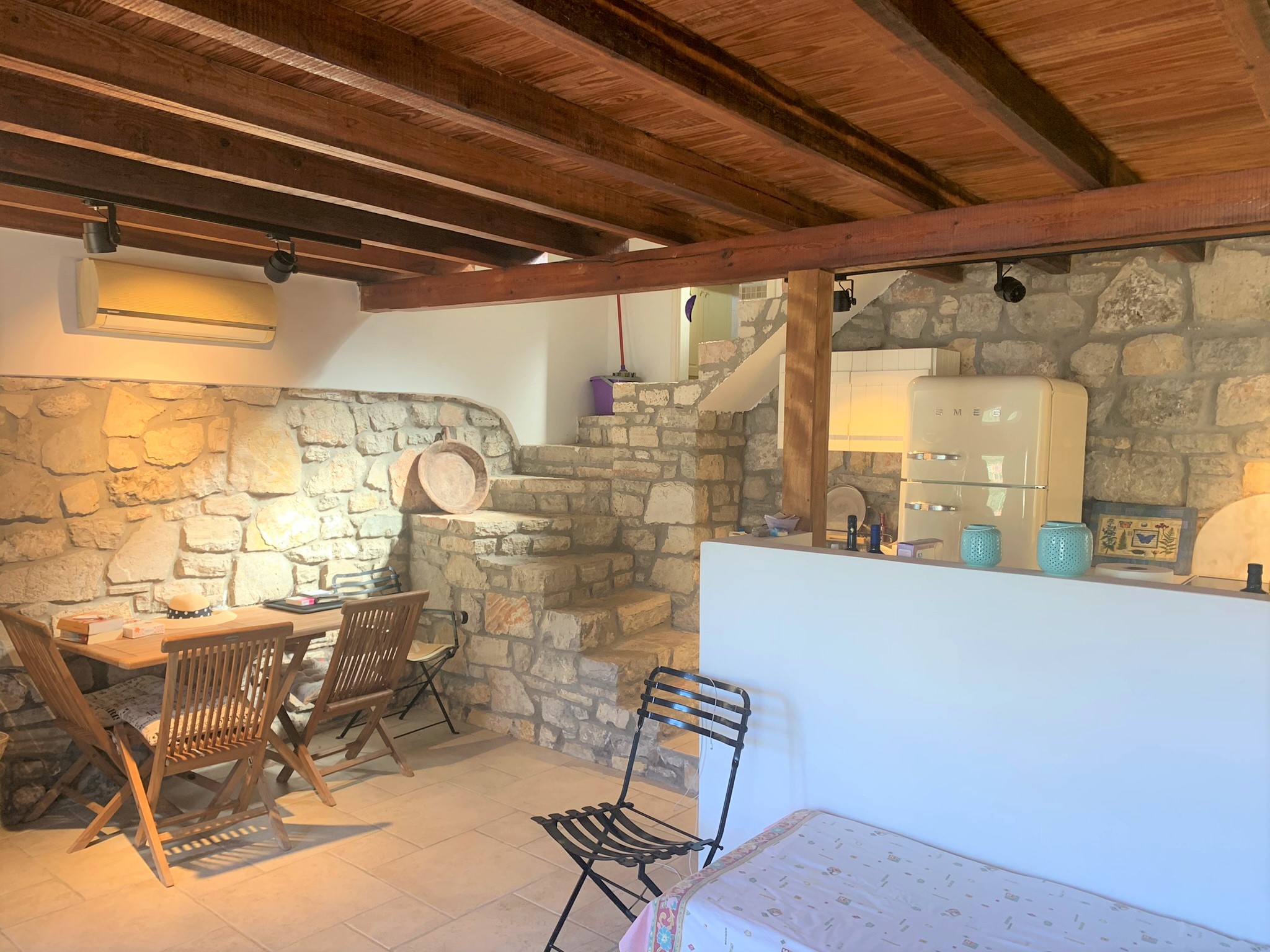Interior of house for sale on Ithaca, Greece, Vathi