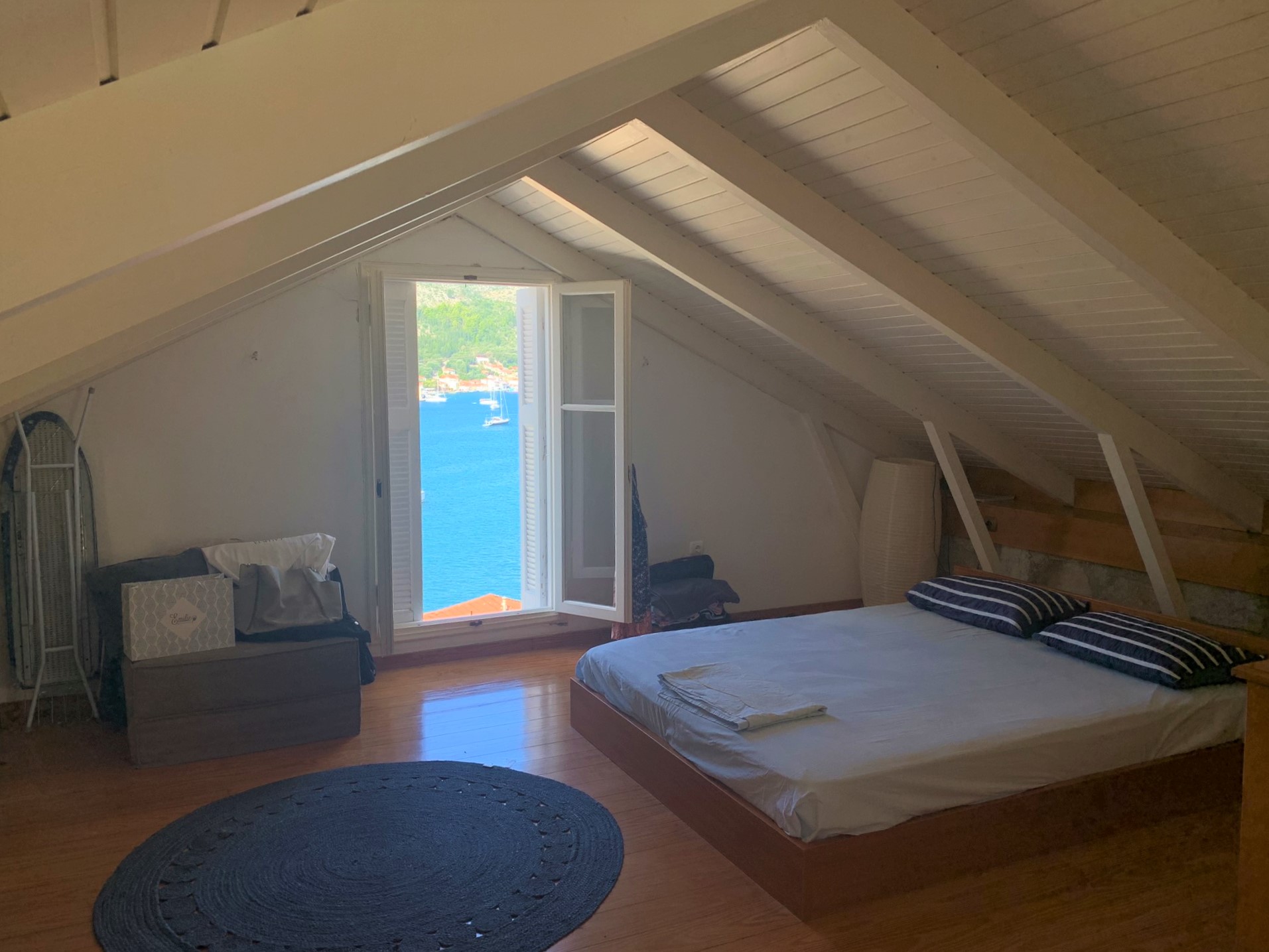Bedroom of house for sale on Ithaca, Greece, Vathi