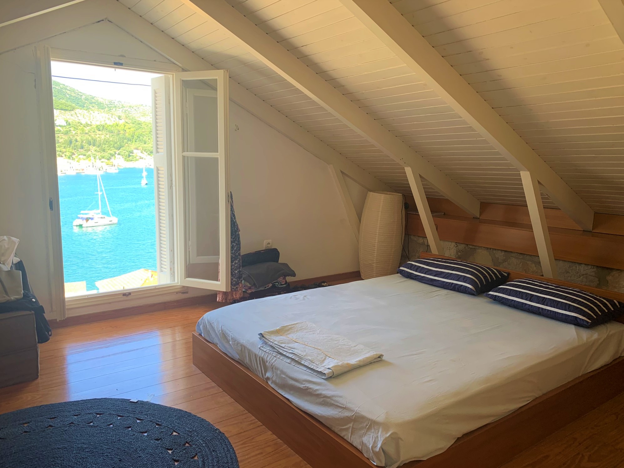 Bedroom of house for sale on Ithaca, Greece, Vathi