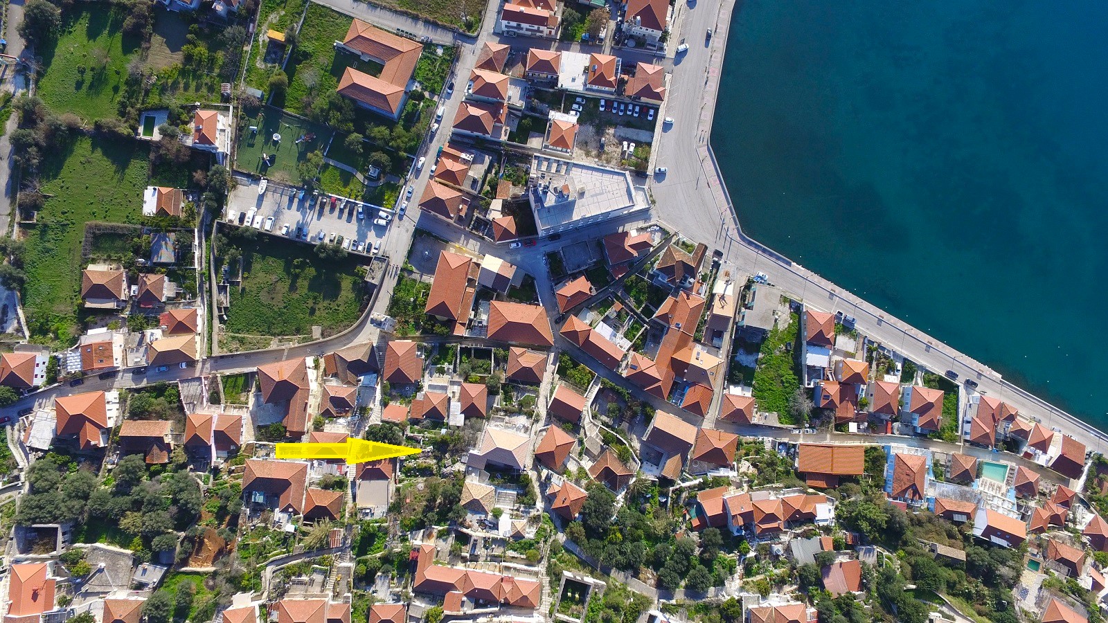 Location of land with building license for sale in Ithaca Greece, Vathi