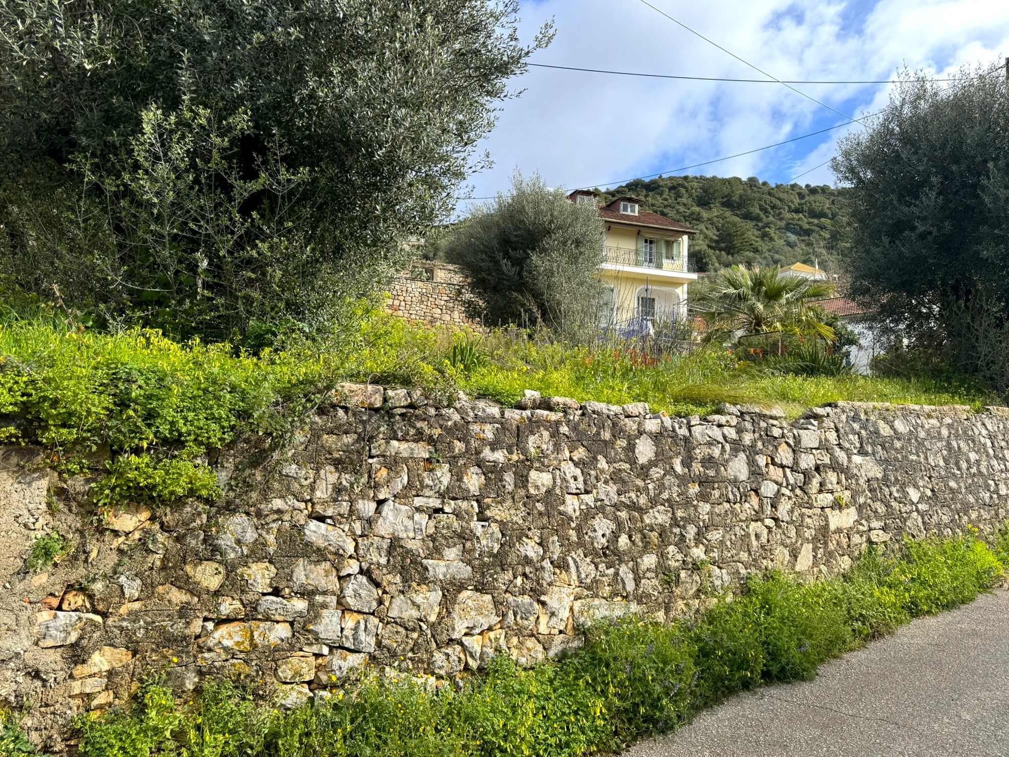 Views of land with building license for sale in Ithaca Greece, Vathi
