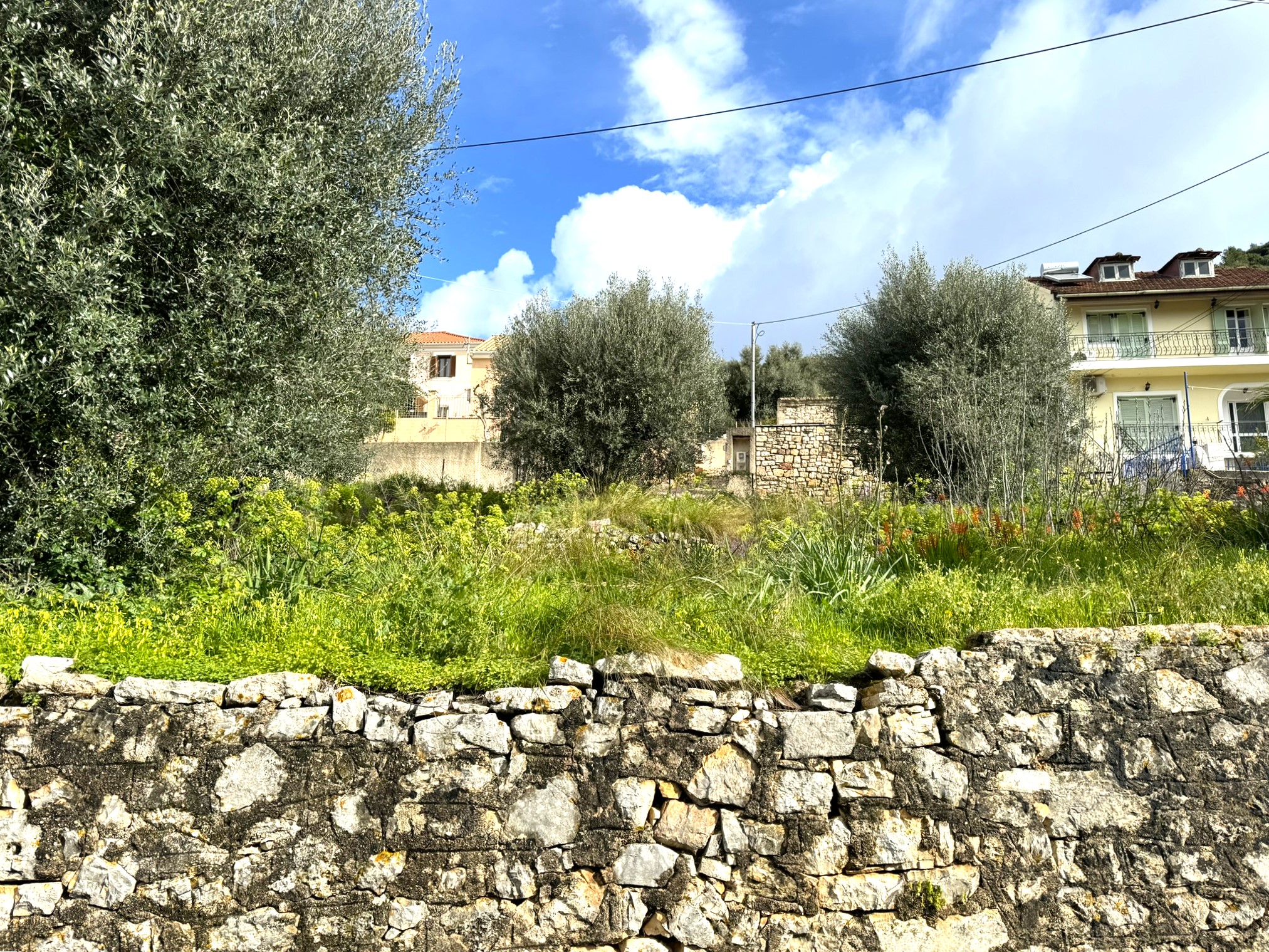 Terrain and landscape of land with building permit for sale in Ithaca Greece, Vathi