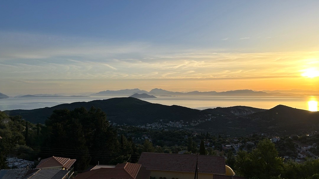 Views from house for sale in Ithaca Greece Perachori