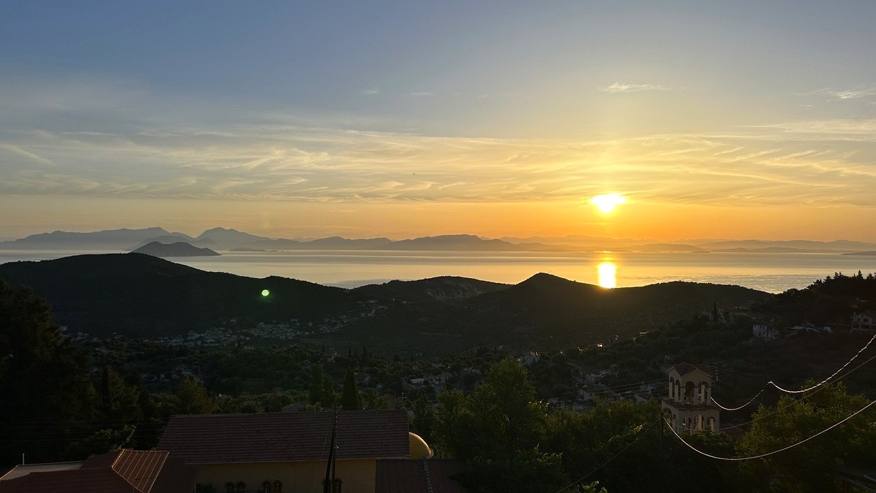 Views from house for sale in Ithaca Greece Perachori