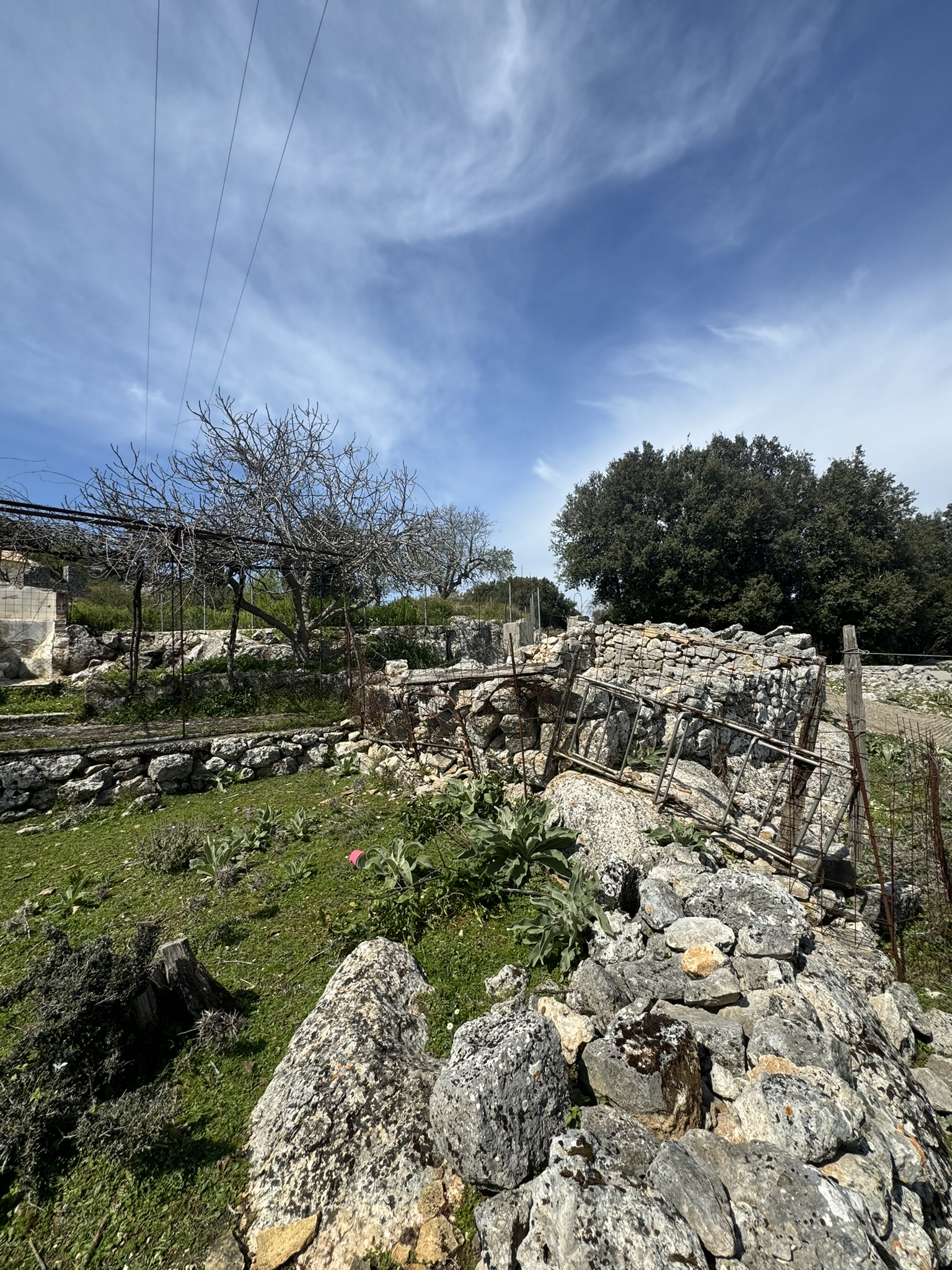 Terrain and landscape of land for sale in Ithaca Greece Anoghi
