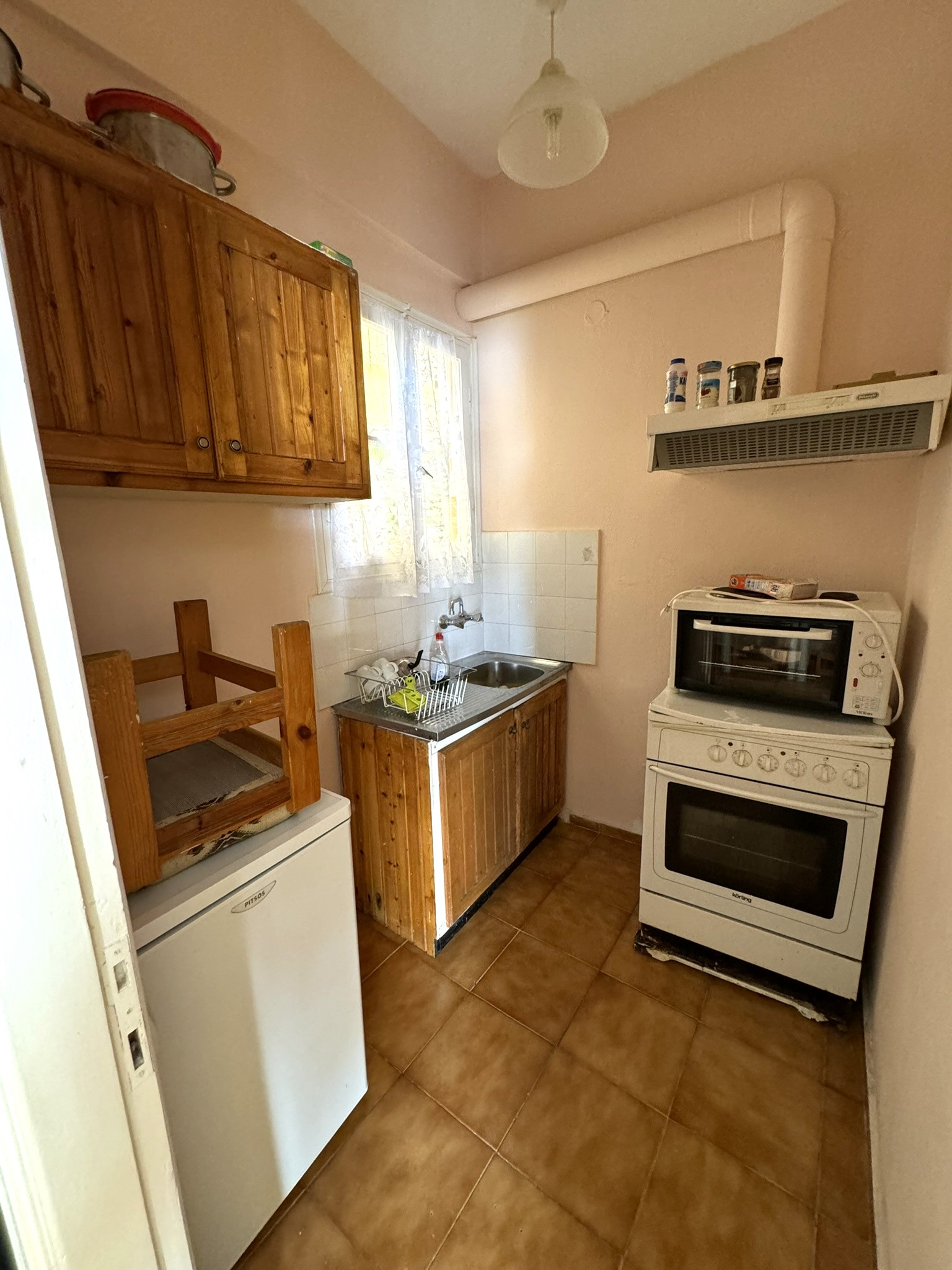 Kitchen of one apartment for sale in Ithaca Greece Vathi