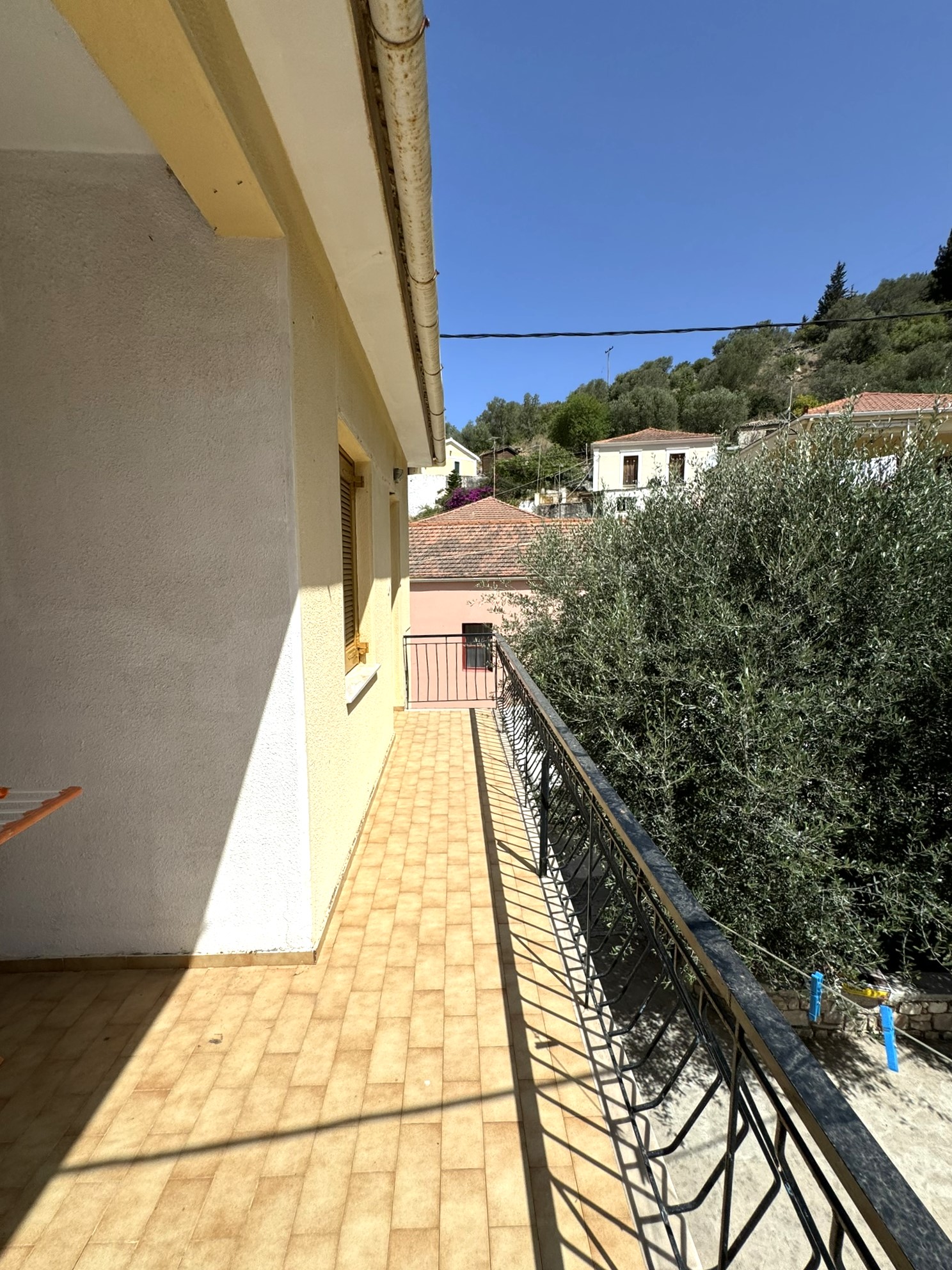 Balcony of apartments for sale in Ithaca Greece Vathi