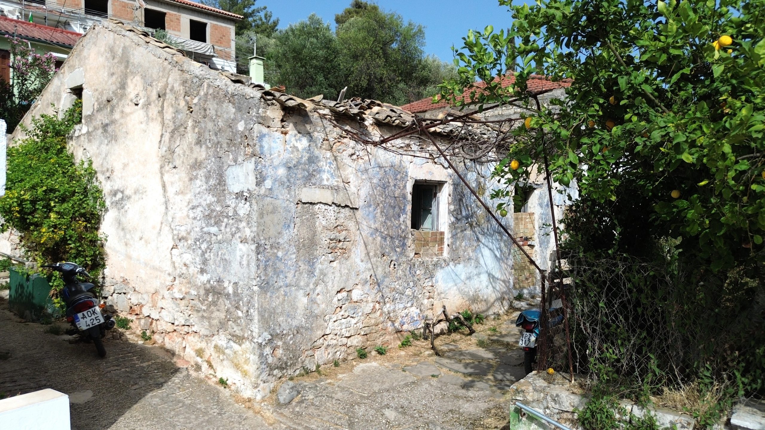 Exterior view of house for sale in Ithaca Greece Vathi