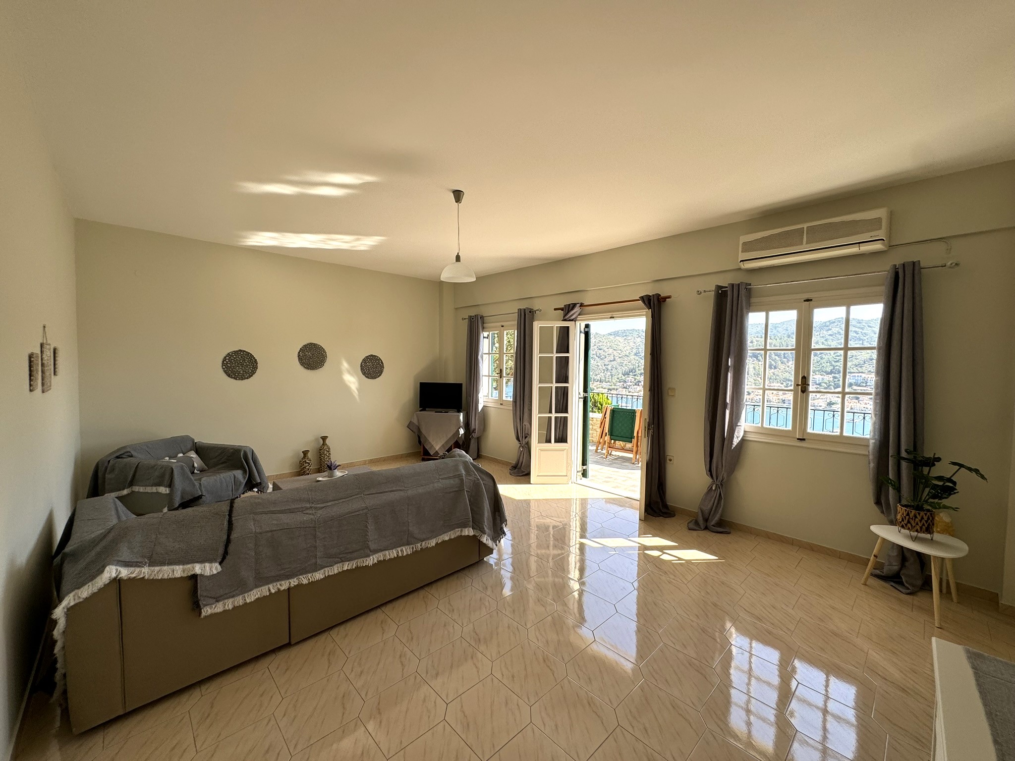 Living area of house for sale in Ithaca Greece Vathi