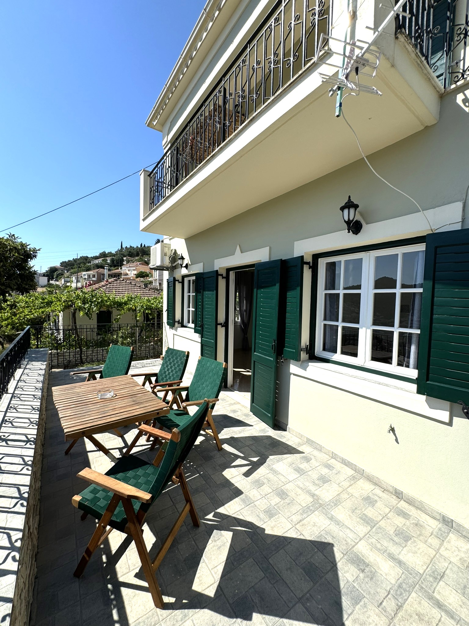 Ground floor veranda of house for sale in Ithaca Greece Vathi