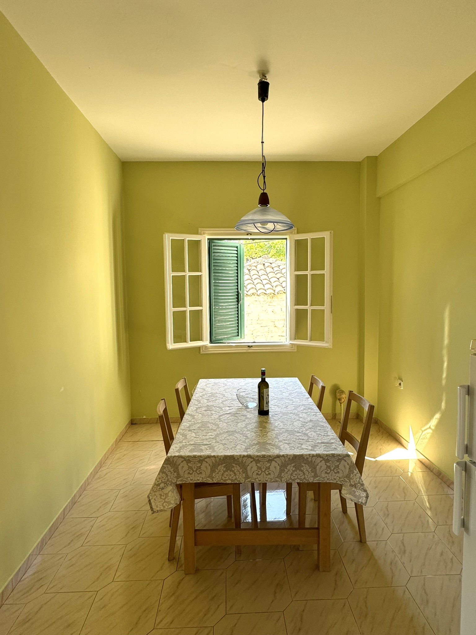 Dining area of house for sale in Ithaca Greece Vathi