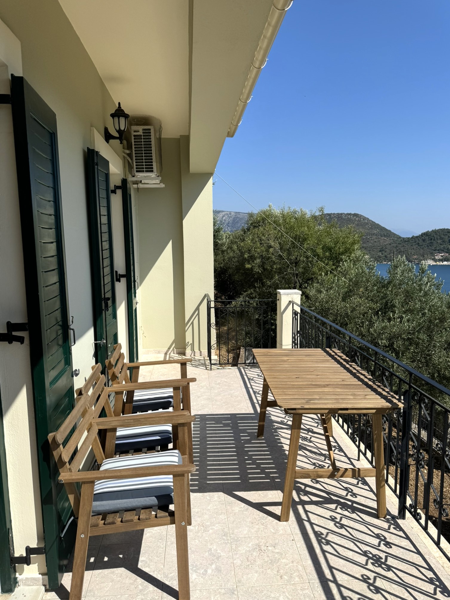 Balcony of house for sale in Ithaca Greece Vathi