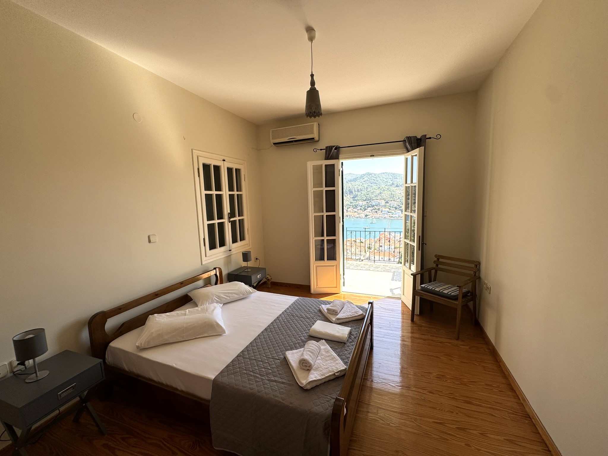 Double bedroom of house for sale in Ithaca Greece Vathi