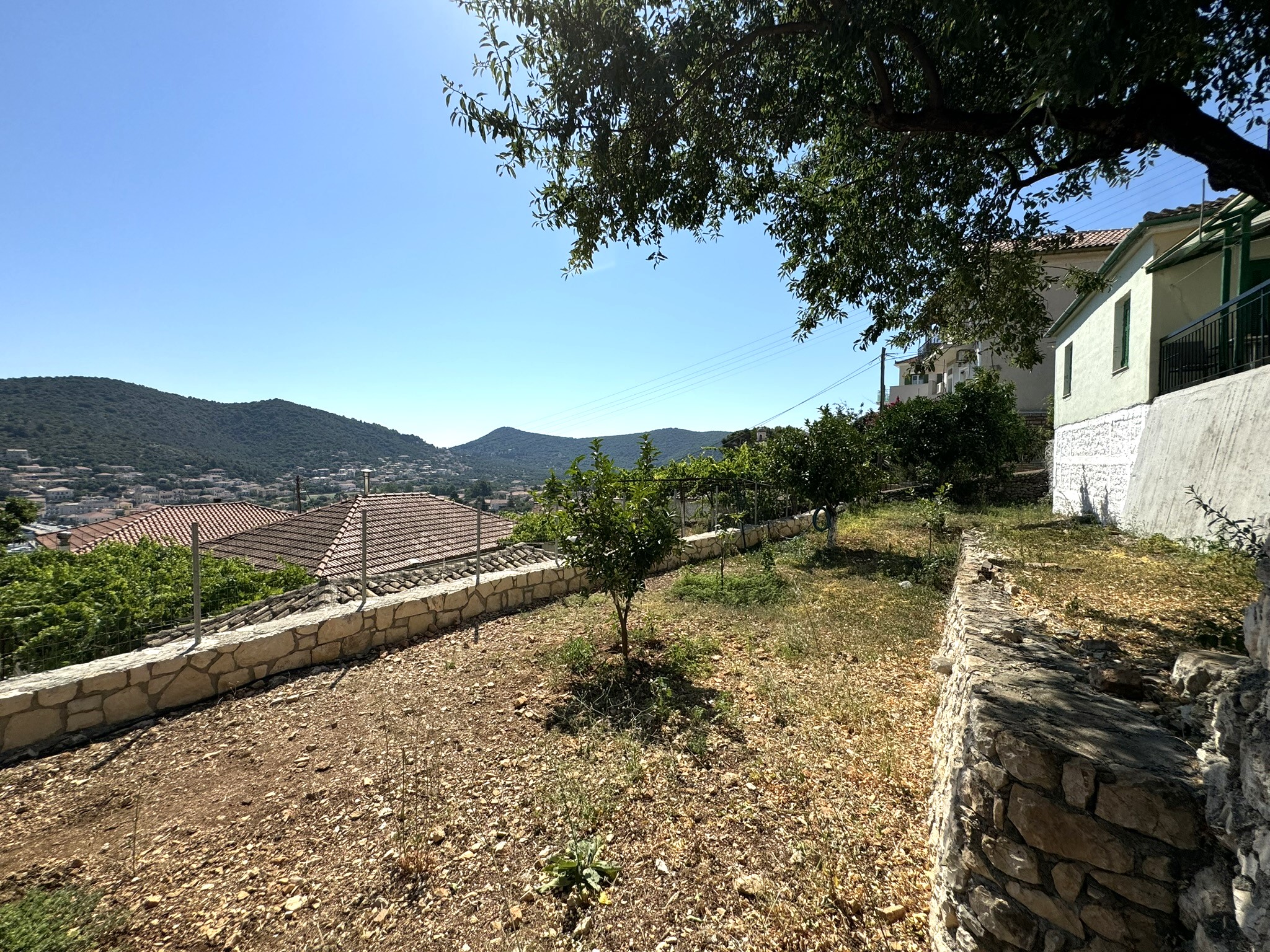 Outside area of house for sale in Ithaca Greece Vathi