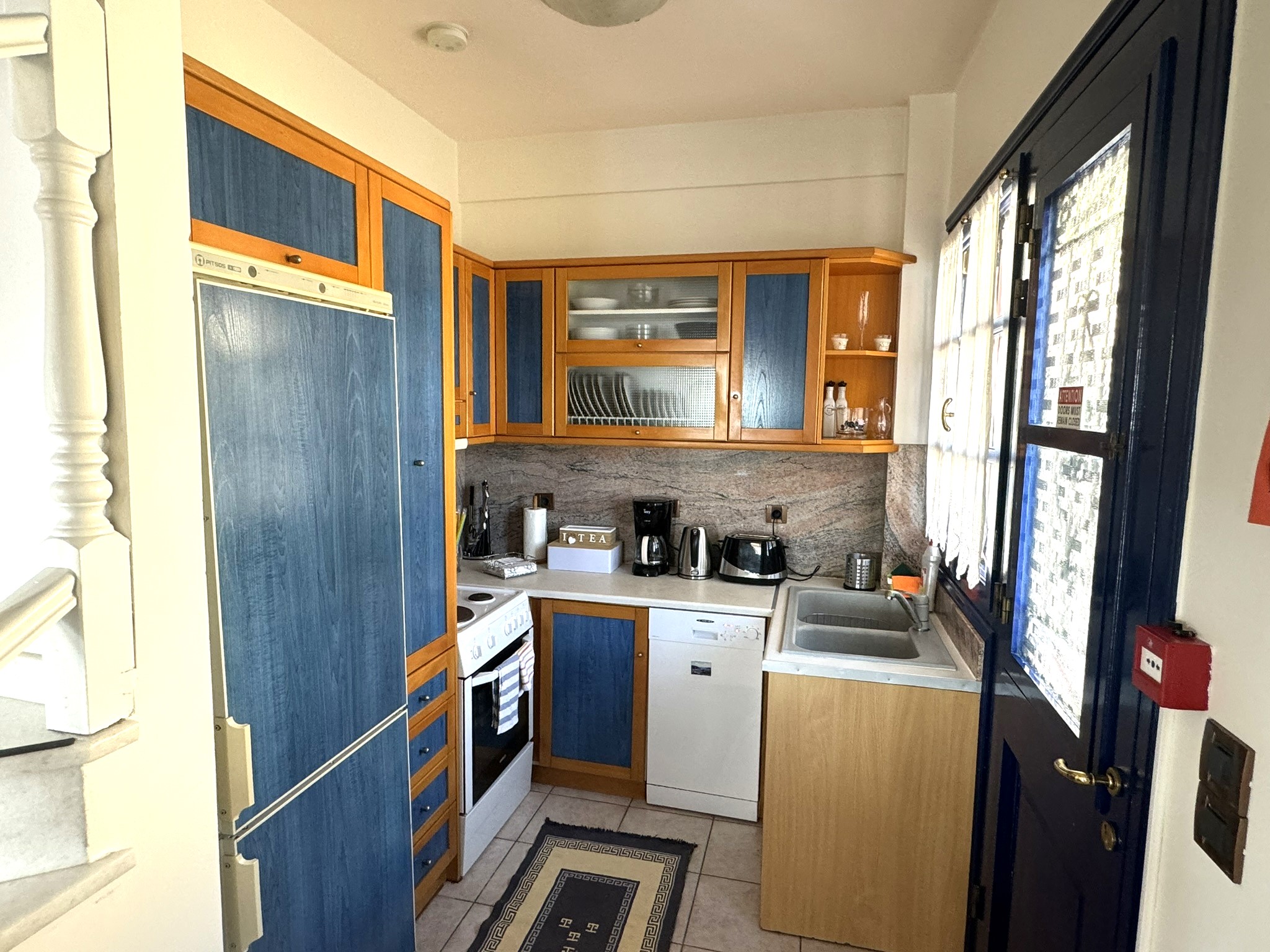 Kitchen of house for sale in Ithaca Greece Kioni