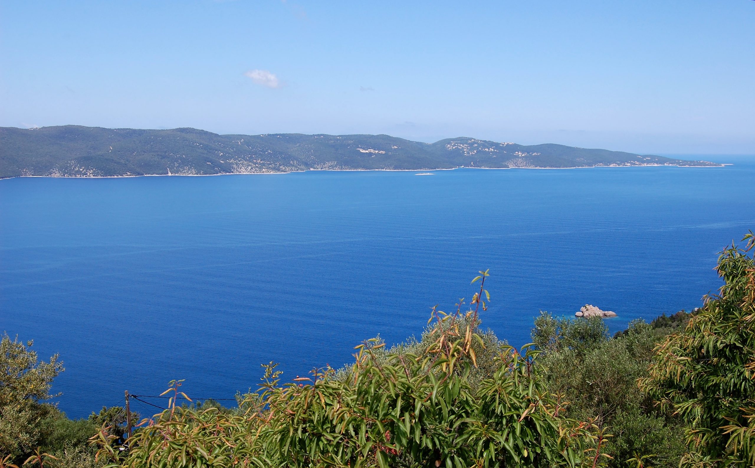 Views from house for sale in Ithaca Greece Lefki