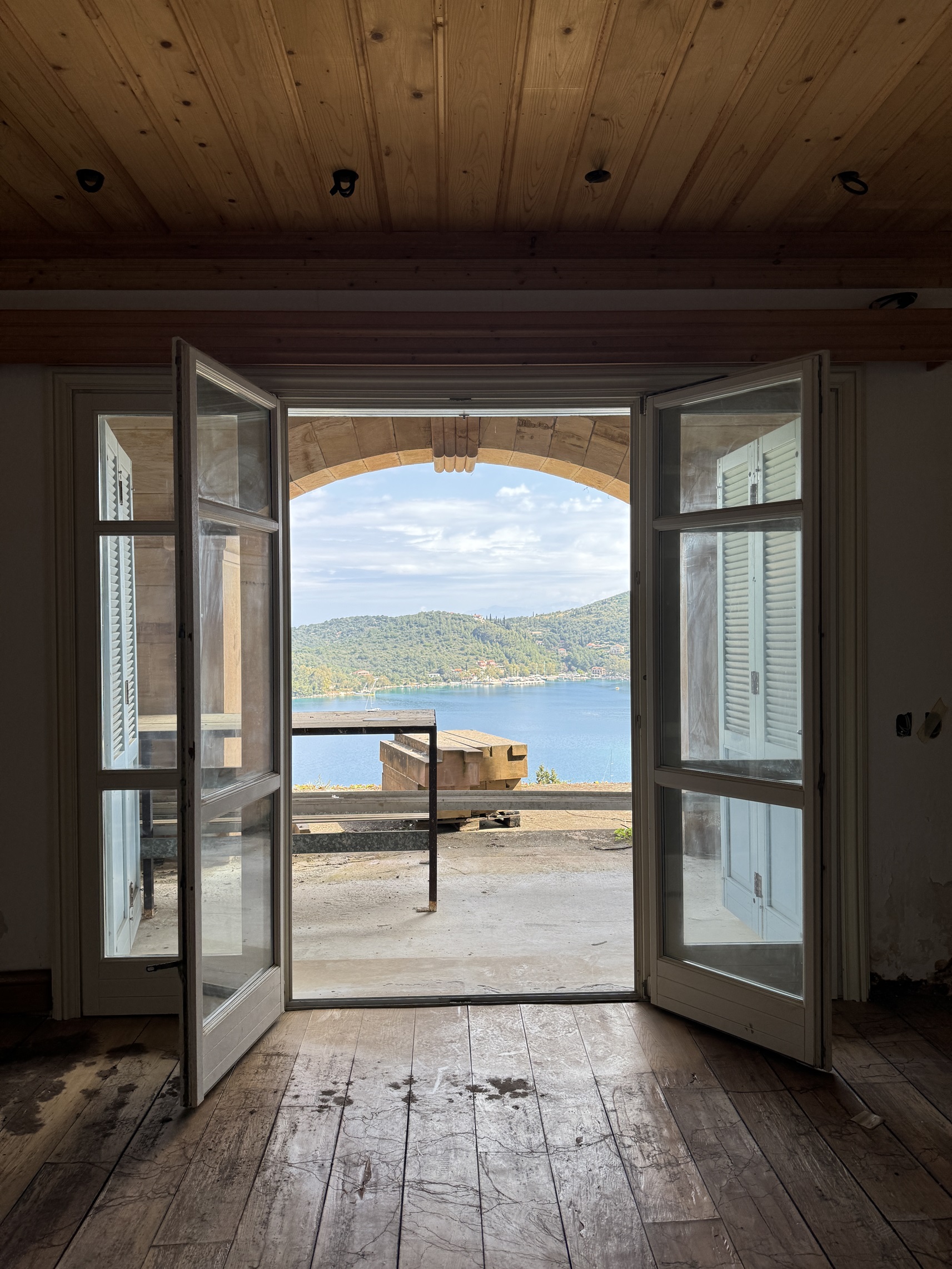 Views from boutique hotel for sale in Ithaca Greece Vathi