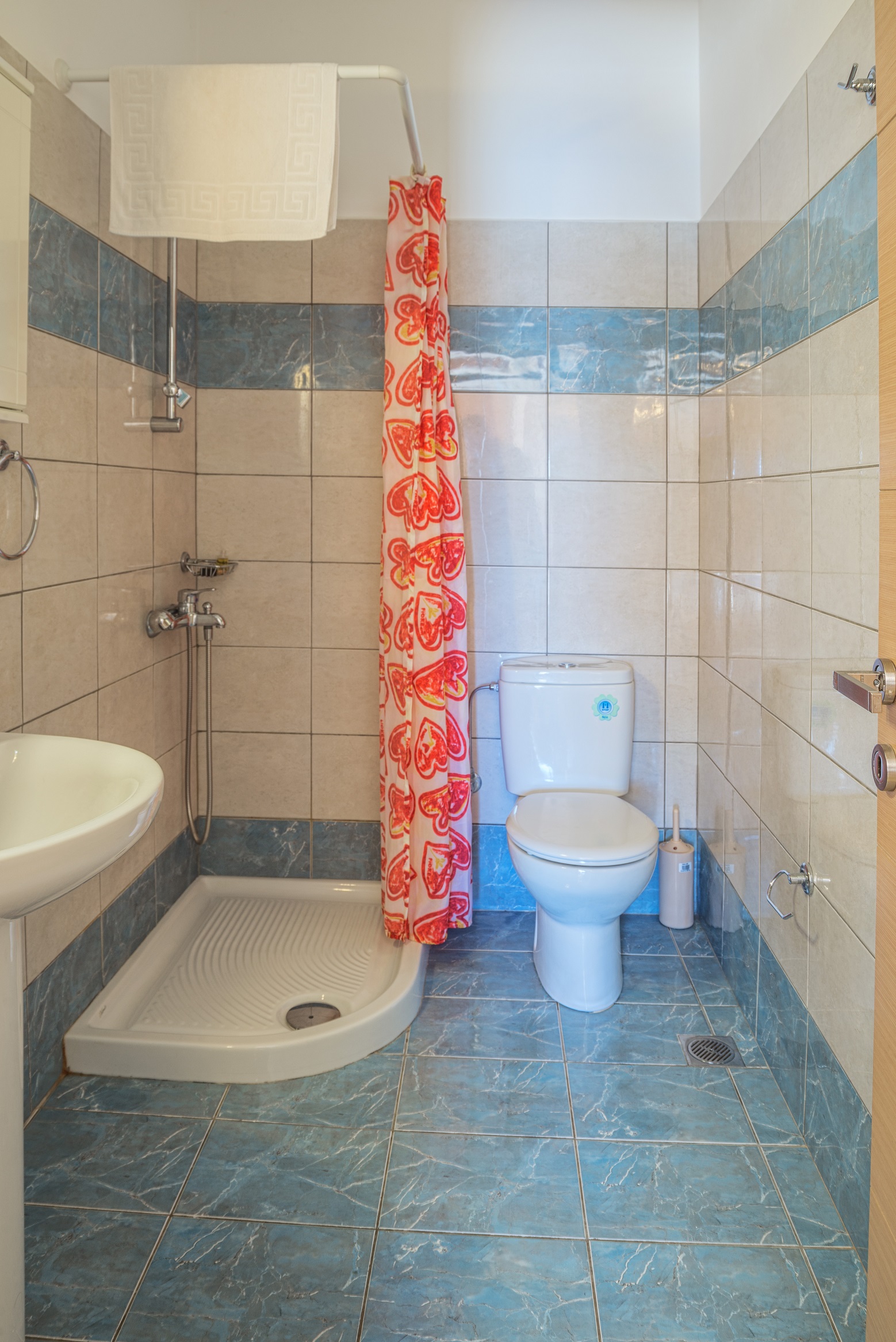 Bathroom of apartment complex for sale in Ithaca Greece Vathi