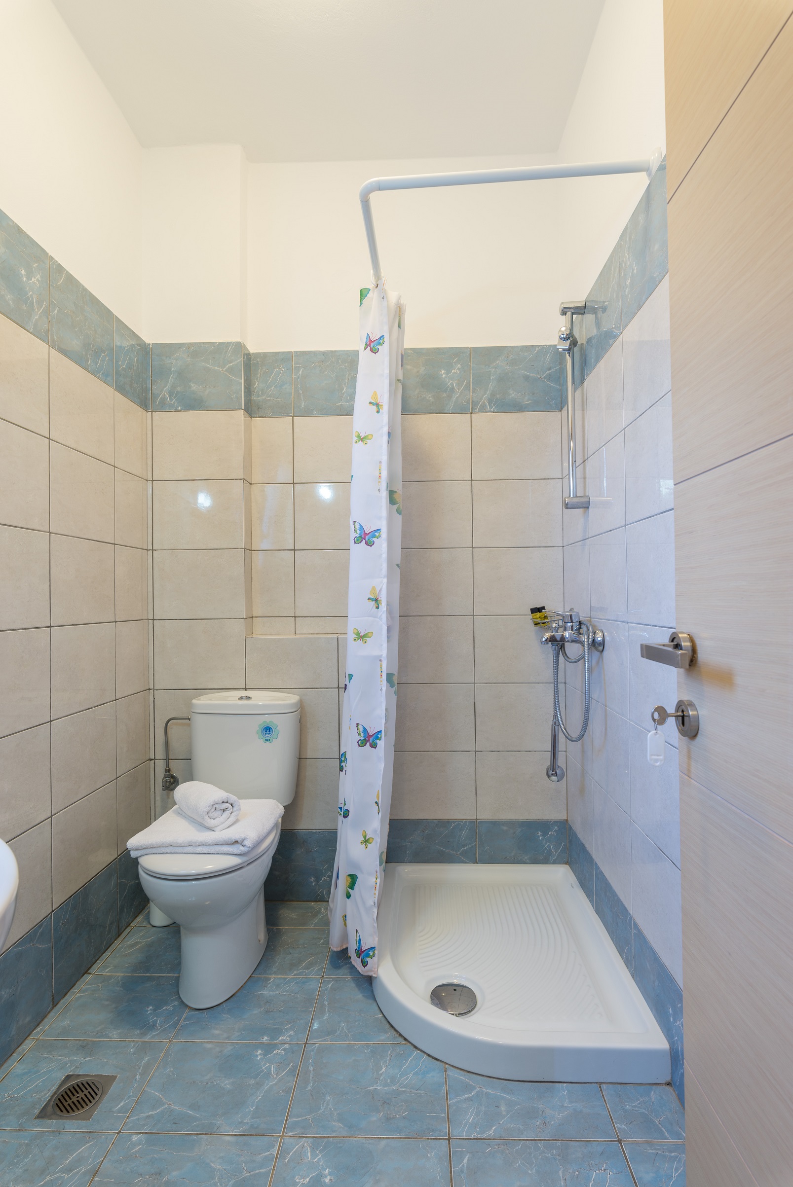 Bathroom of apartment complex for sale in Ithaca Greece Vathi