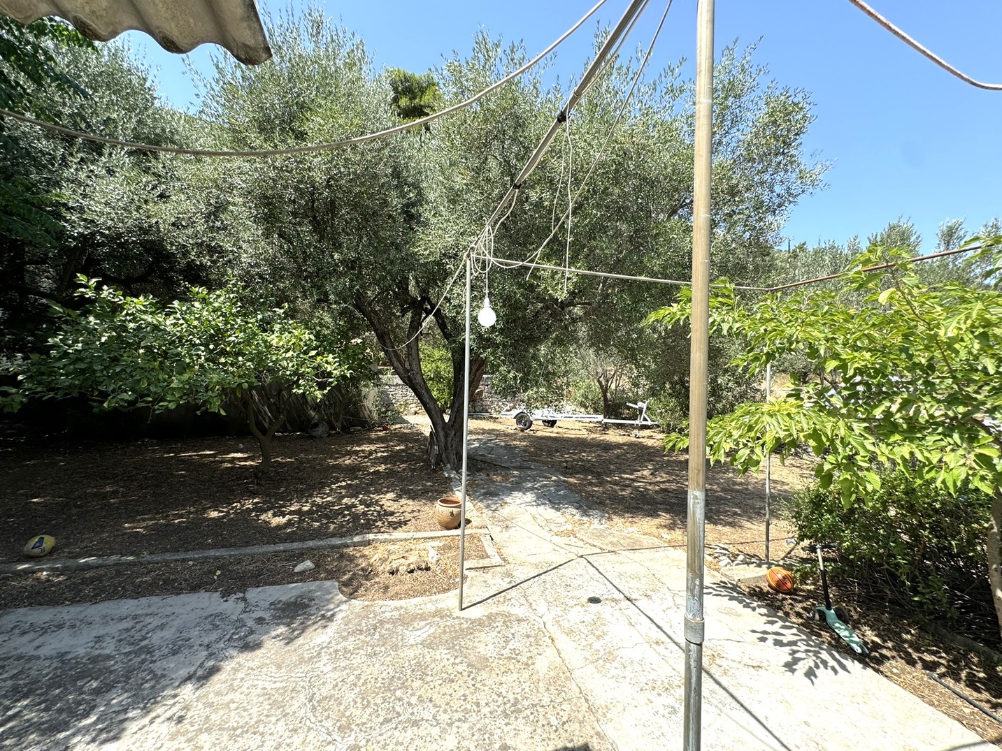 Outdoor area of house for sale in Ithaca Greece Vathi