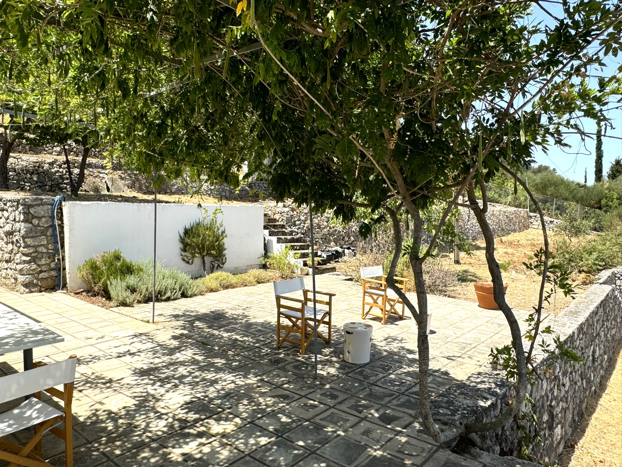 Outside area of house for sale in Ithaca Greece Platrithya