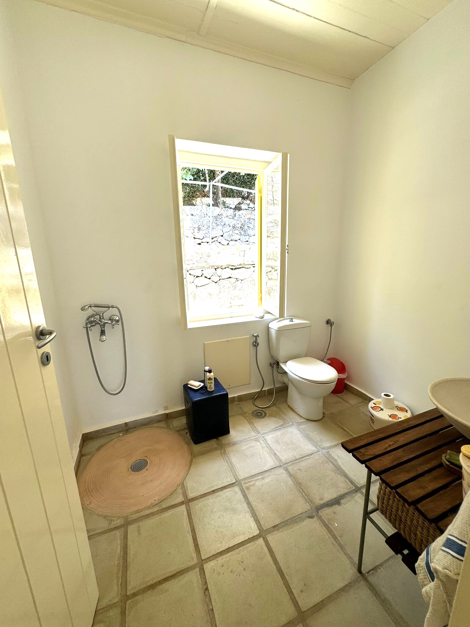 Bathroom of house for sale in Ithaca Greece Platrithya