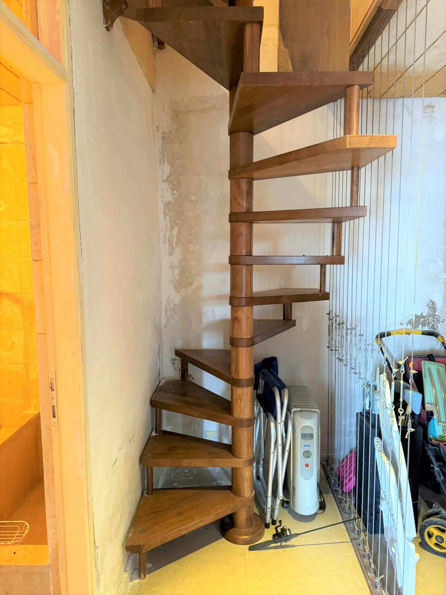 Internal staircase of house for sale in Ithaca Greece Kioni