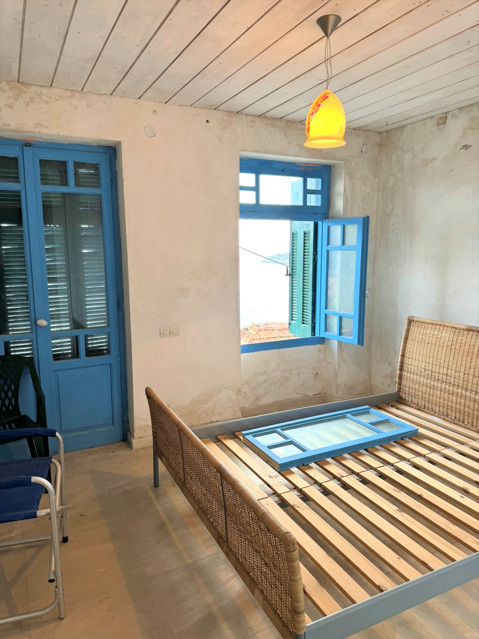 Bedroom of house for sale in Ithaca Greece Kioni