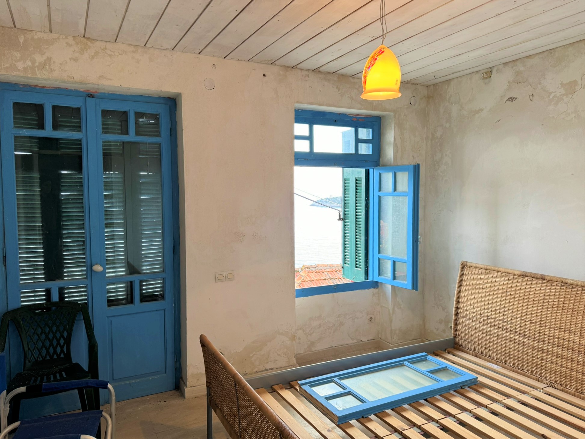 Bedroom of house for sale in Ithaca Greece Kioni