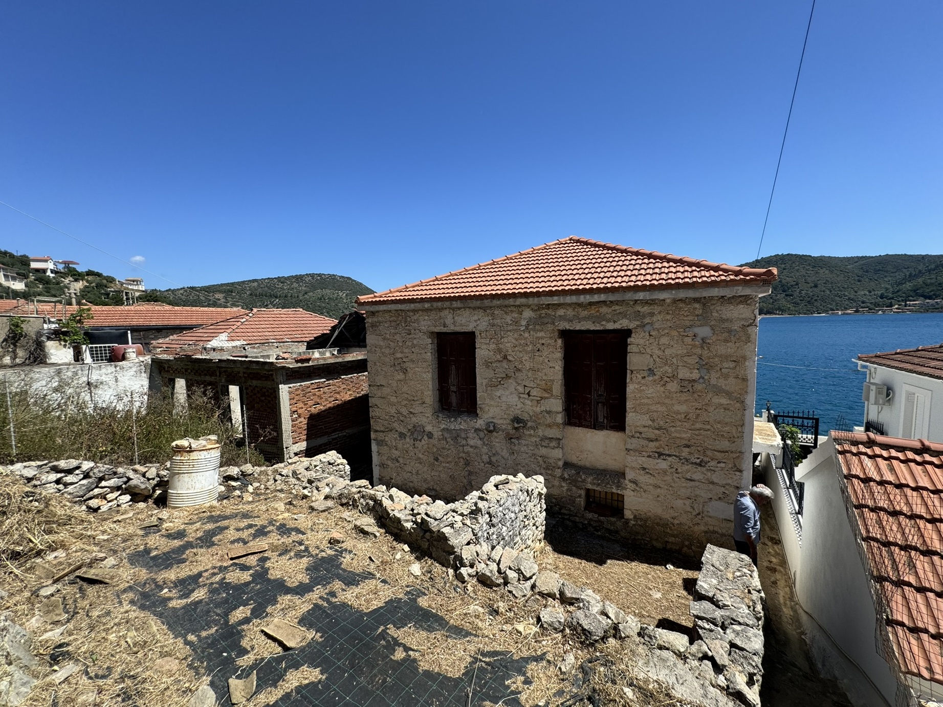 Back of house for sale in Ithaca Greece Vathi