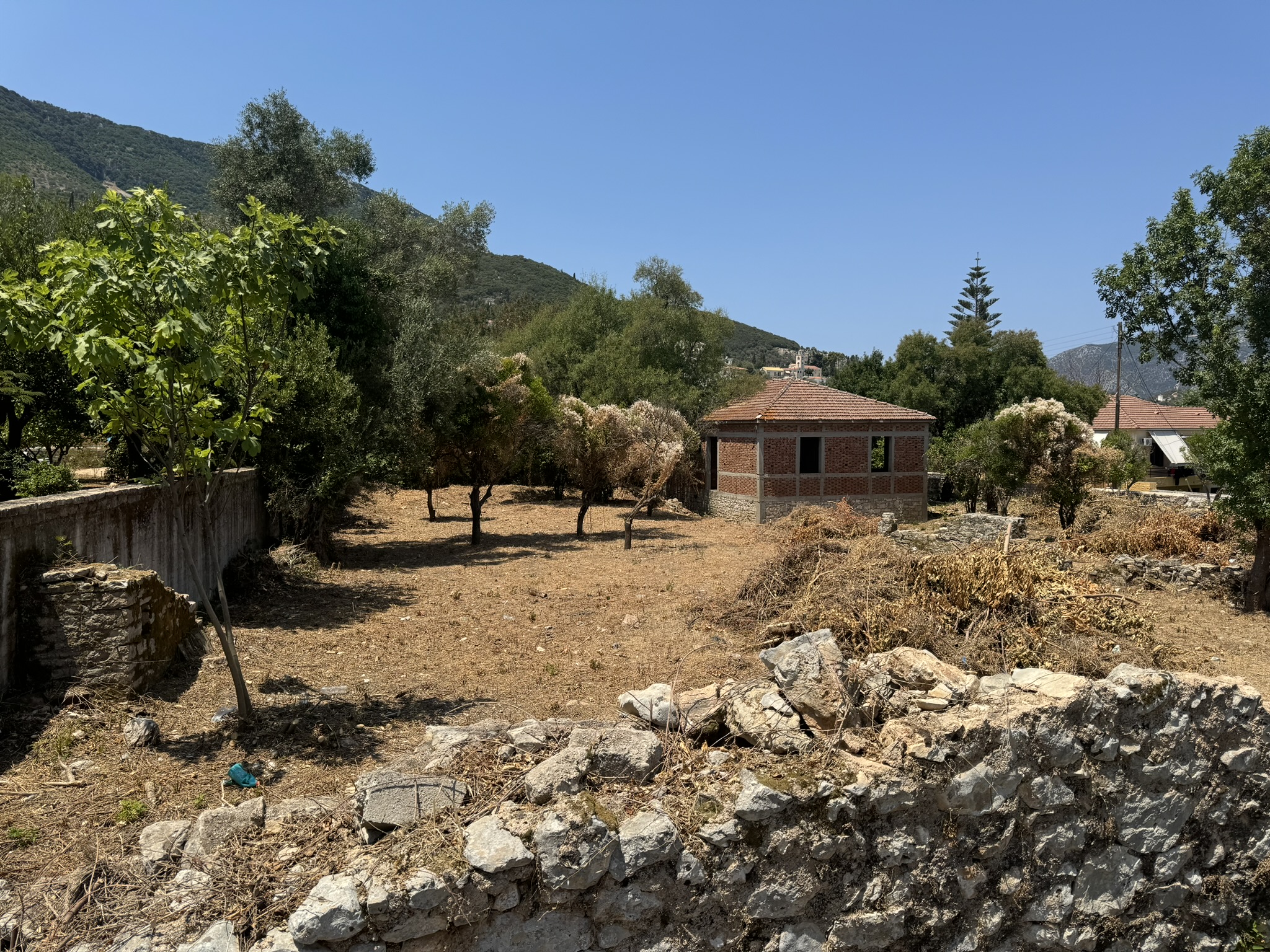 Terrain and views of land for sale in Ithaca Greece Vathi