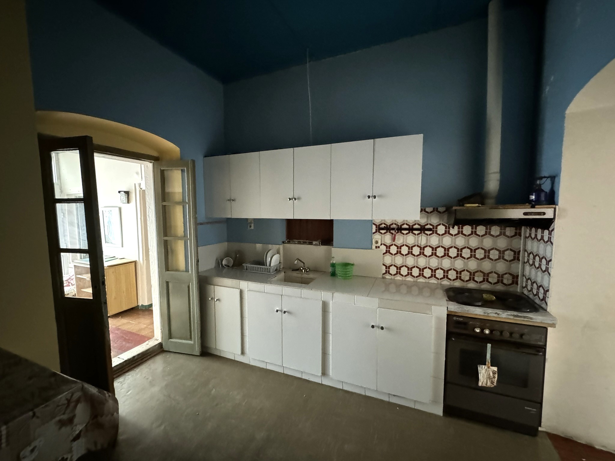 Kitchen of house for sale in Ithaca Greece Frikes