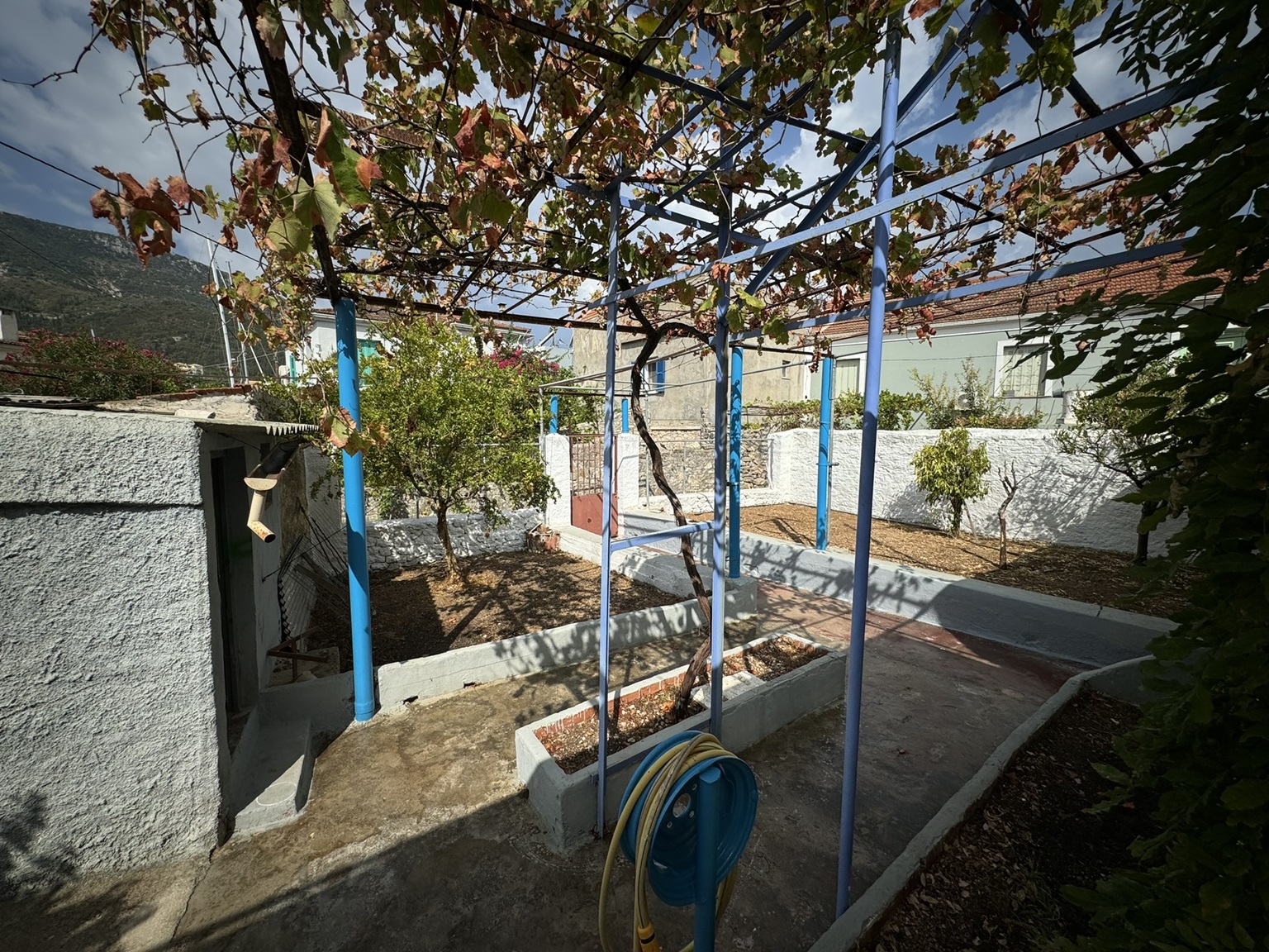 Outdoor areas of house for sale in Ithaca Greece Vathi