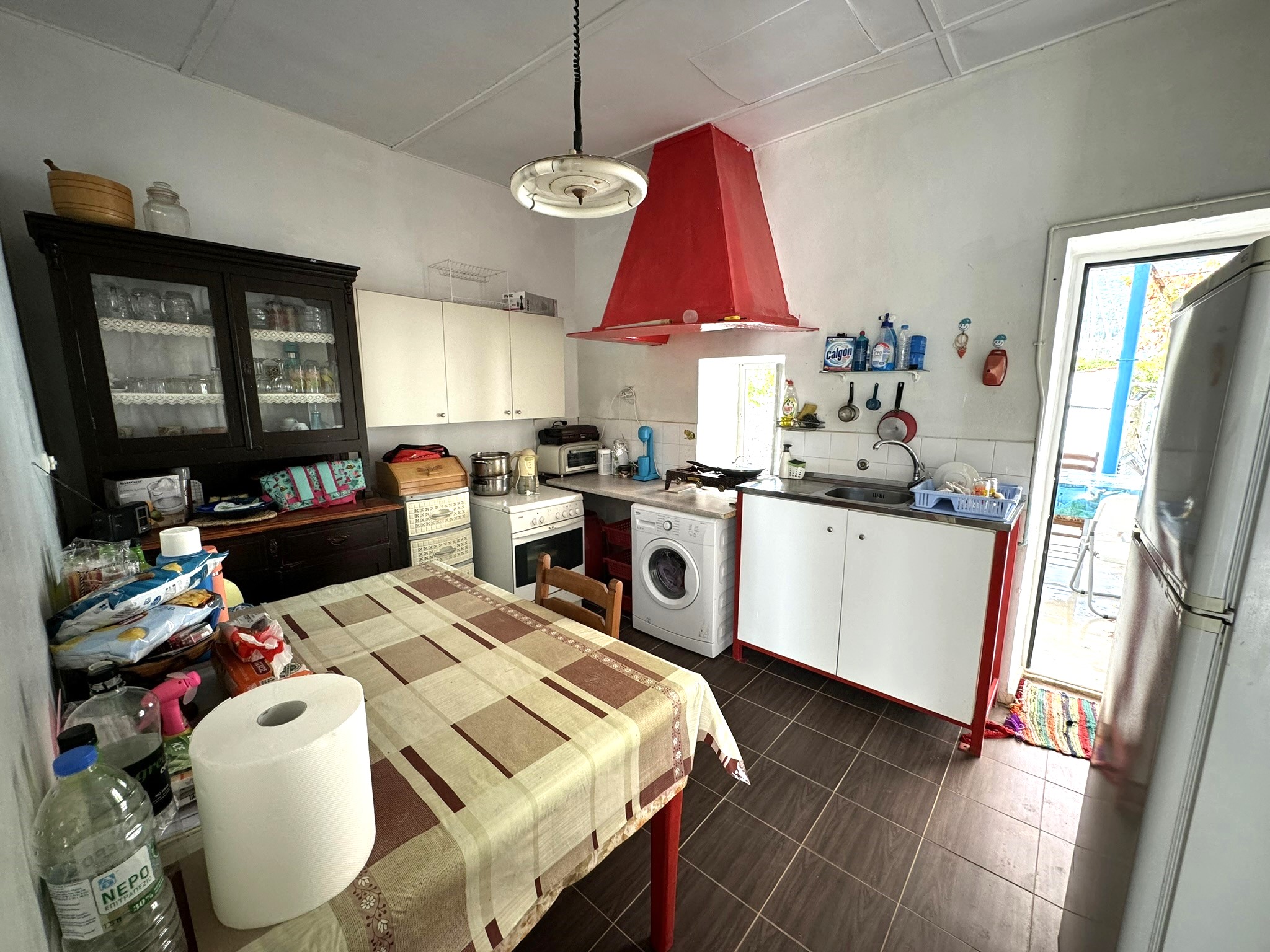 Kitchen area of house for sale in Ithaca Greece Vathi