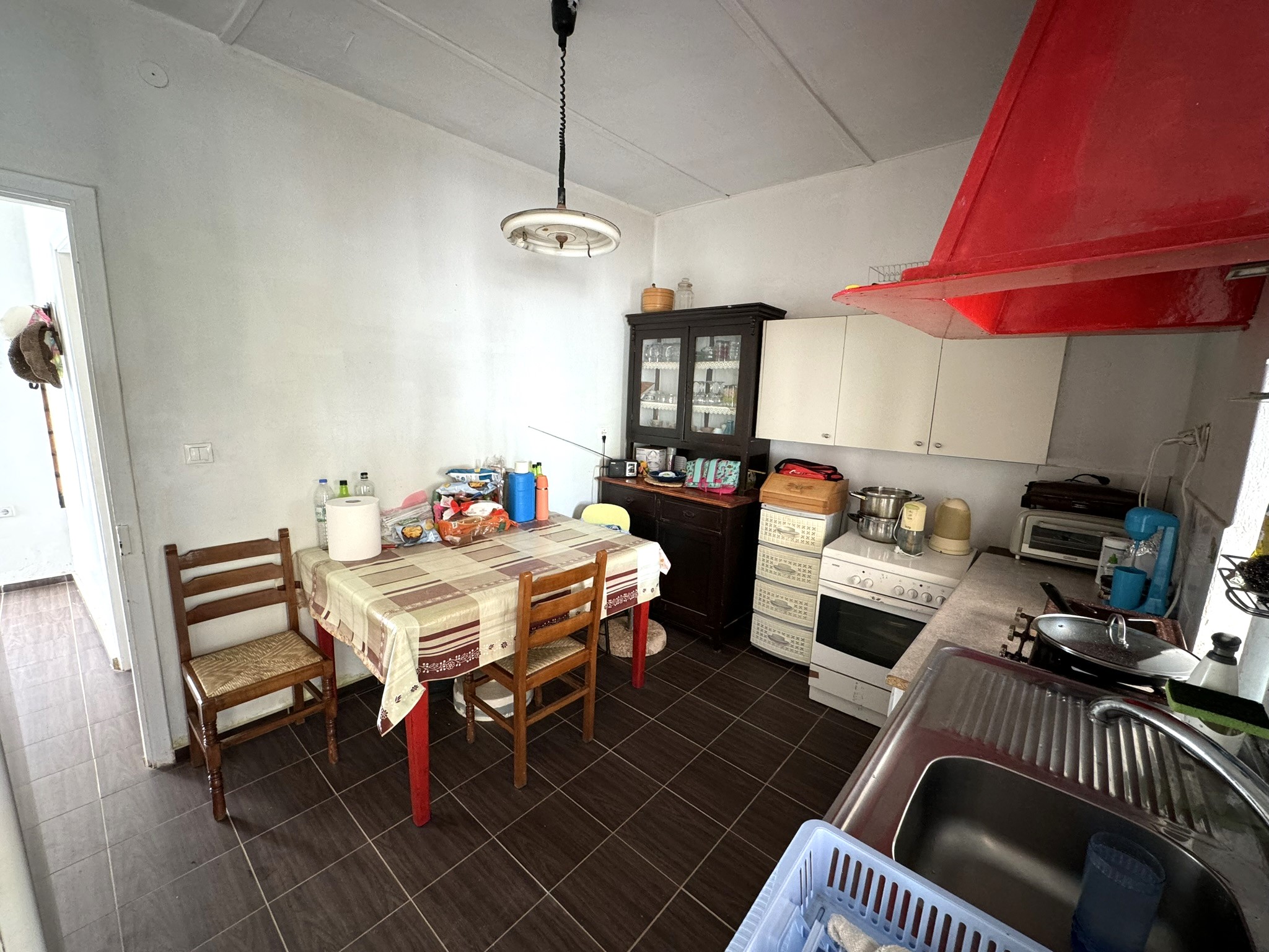 Kitchen area of house for sale in Ithaca Greece Vathi